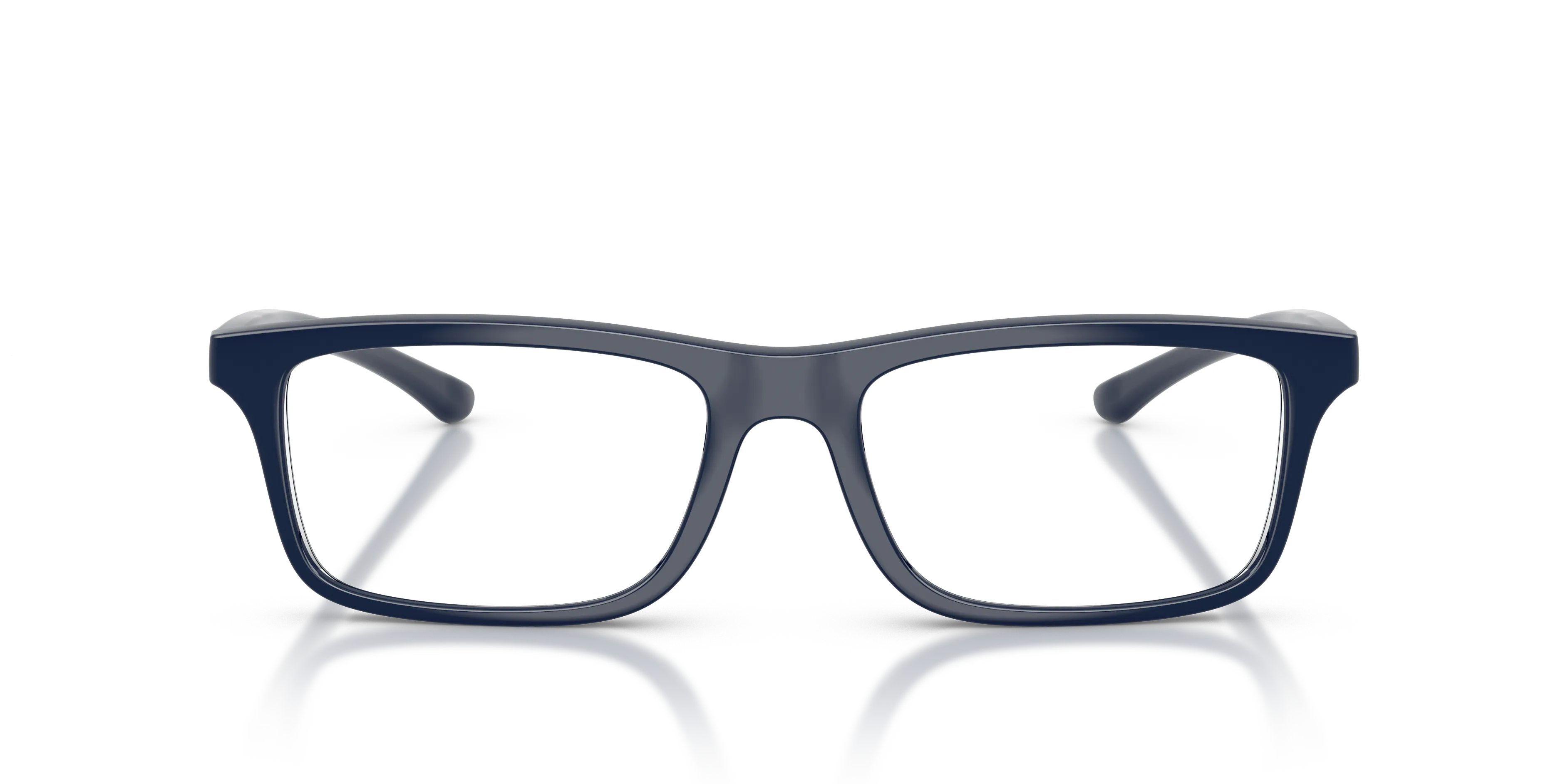 Emporio Armani EA3285U 6244 Montature da vista Iniettato Blu Trasparente Squadrata Normale - immagine 3