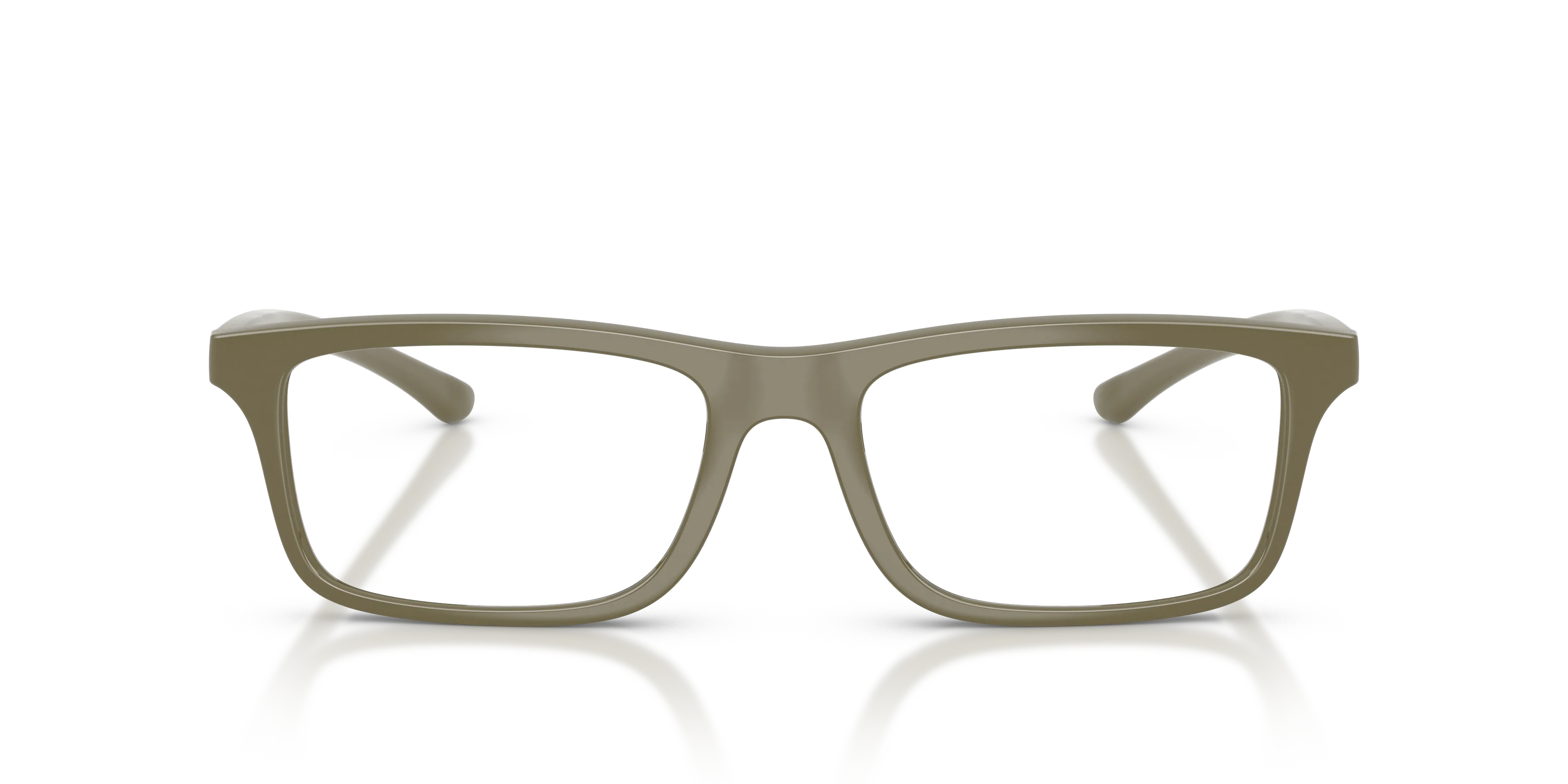 Emporio Armani EA3285U 5437 Montature da vista Iniettato Marrone Trasparente Squadrata Normale - immagine 3