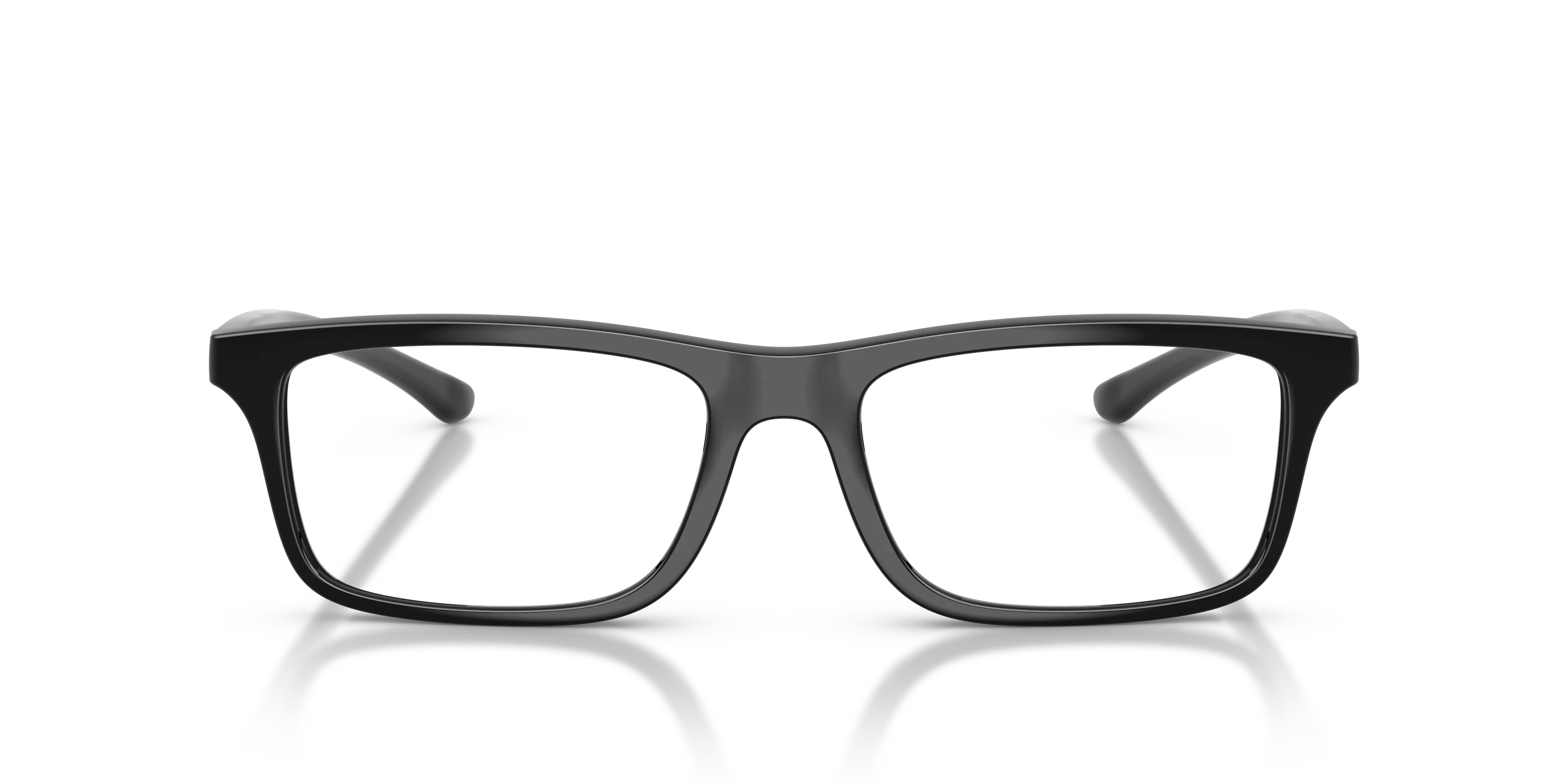 Emporio Armani EA3285U 5017 Montature da vista Iniettato Nero Trasparente Squadrata Normale - immagine 3