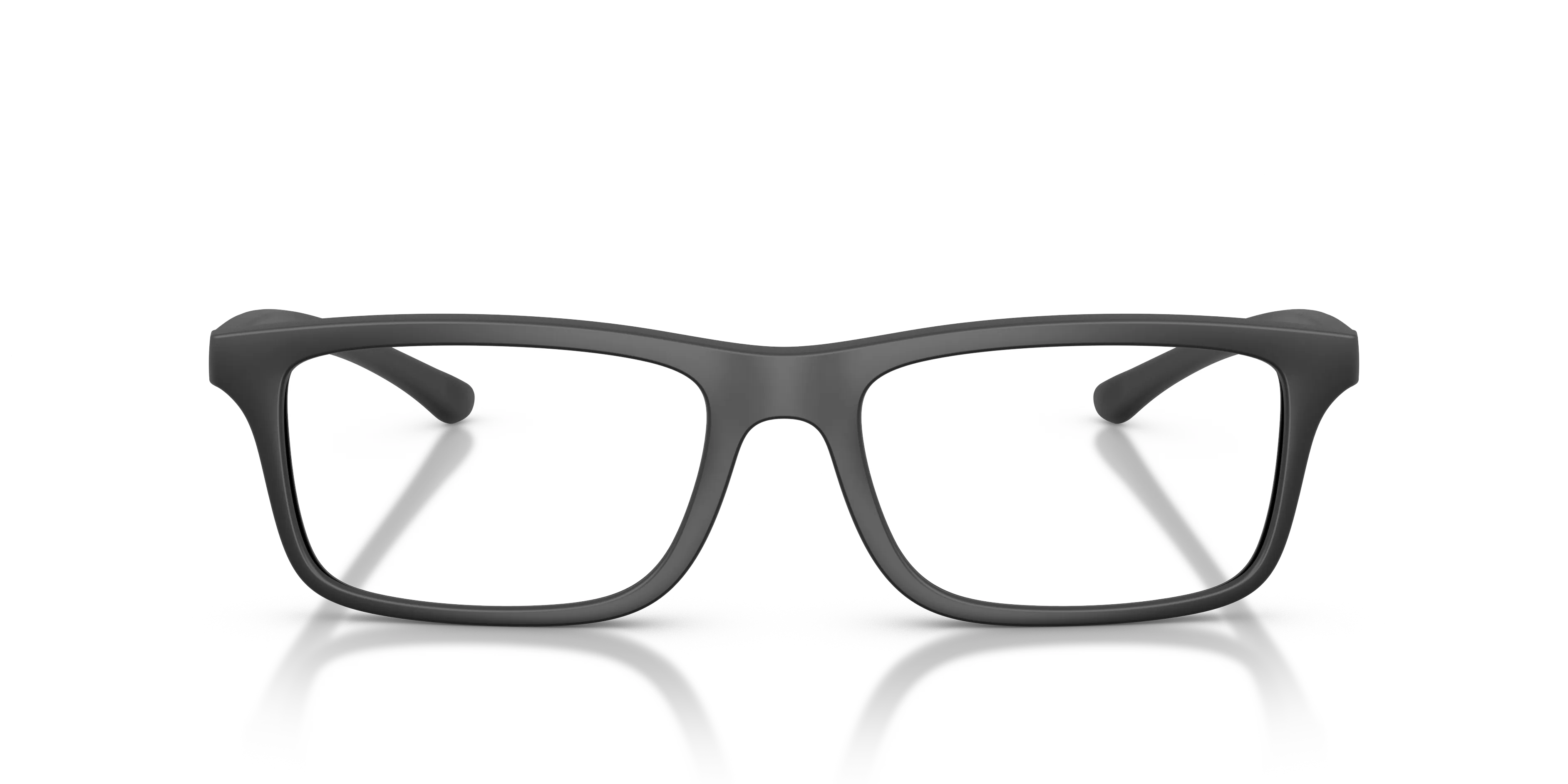 Emporio Armani EA3285U 5001 Montature da vista Iniettato Nero Trasparente Squadrata Normale - immagine 3
