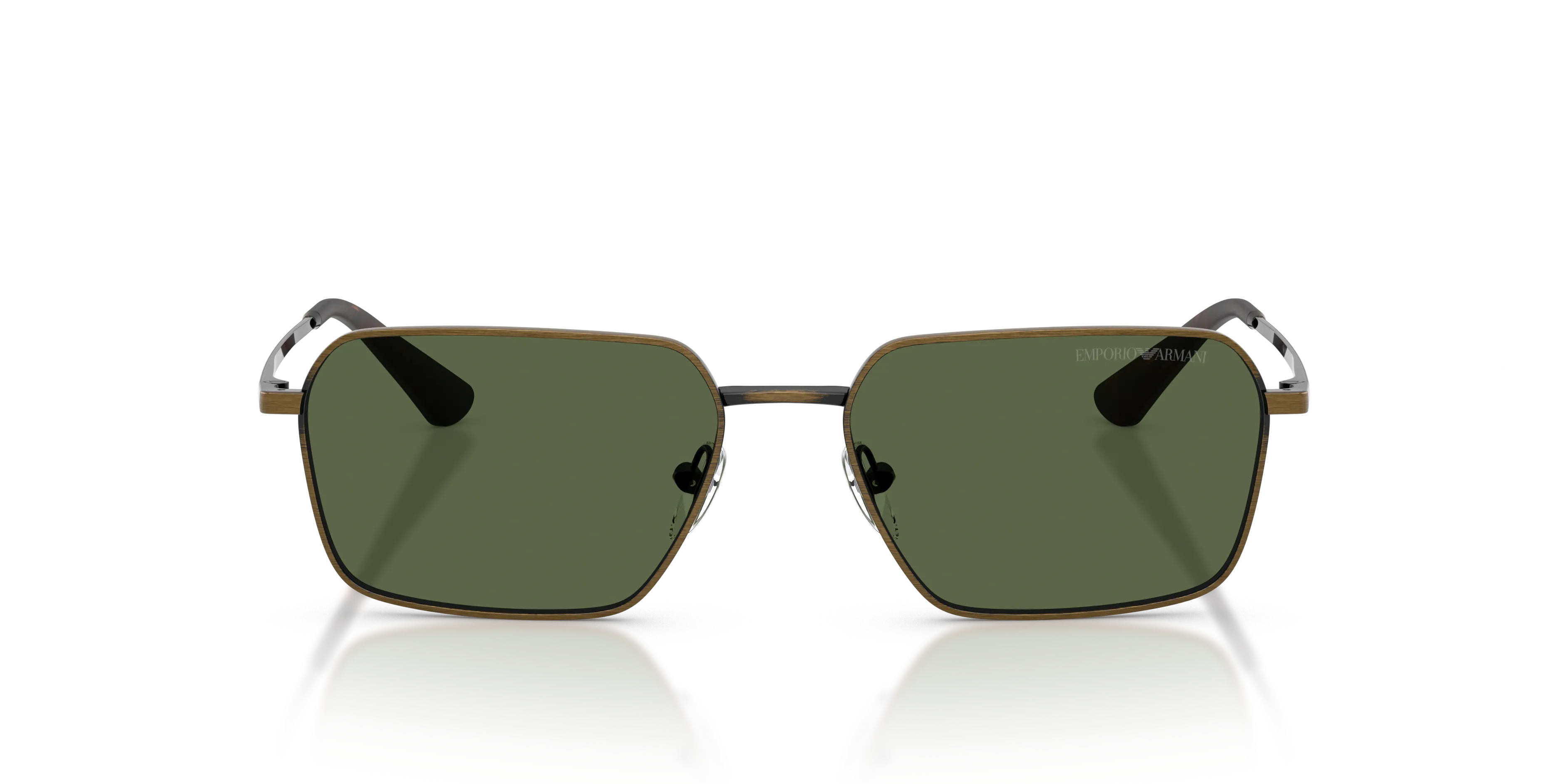 Emporio Armani EA2178 344671 Occhiali da sole Metallo Oro Verde Geometrica Normale - immagine 3