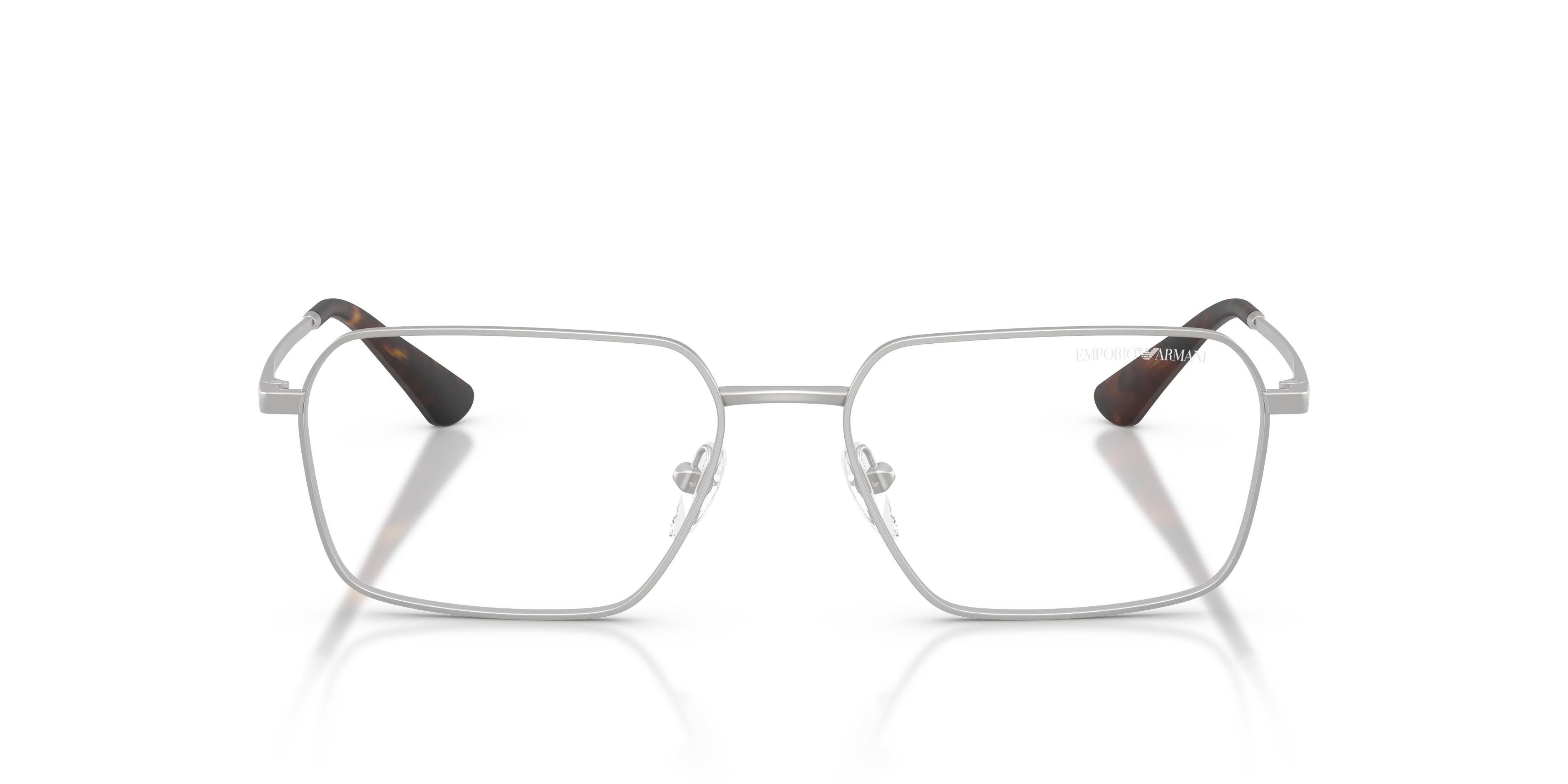 Emporio Armani EA2178 30451W Occhiali da sole Metallo Argento Trasparente Geometrica Normale - immagine 3