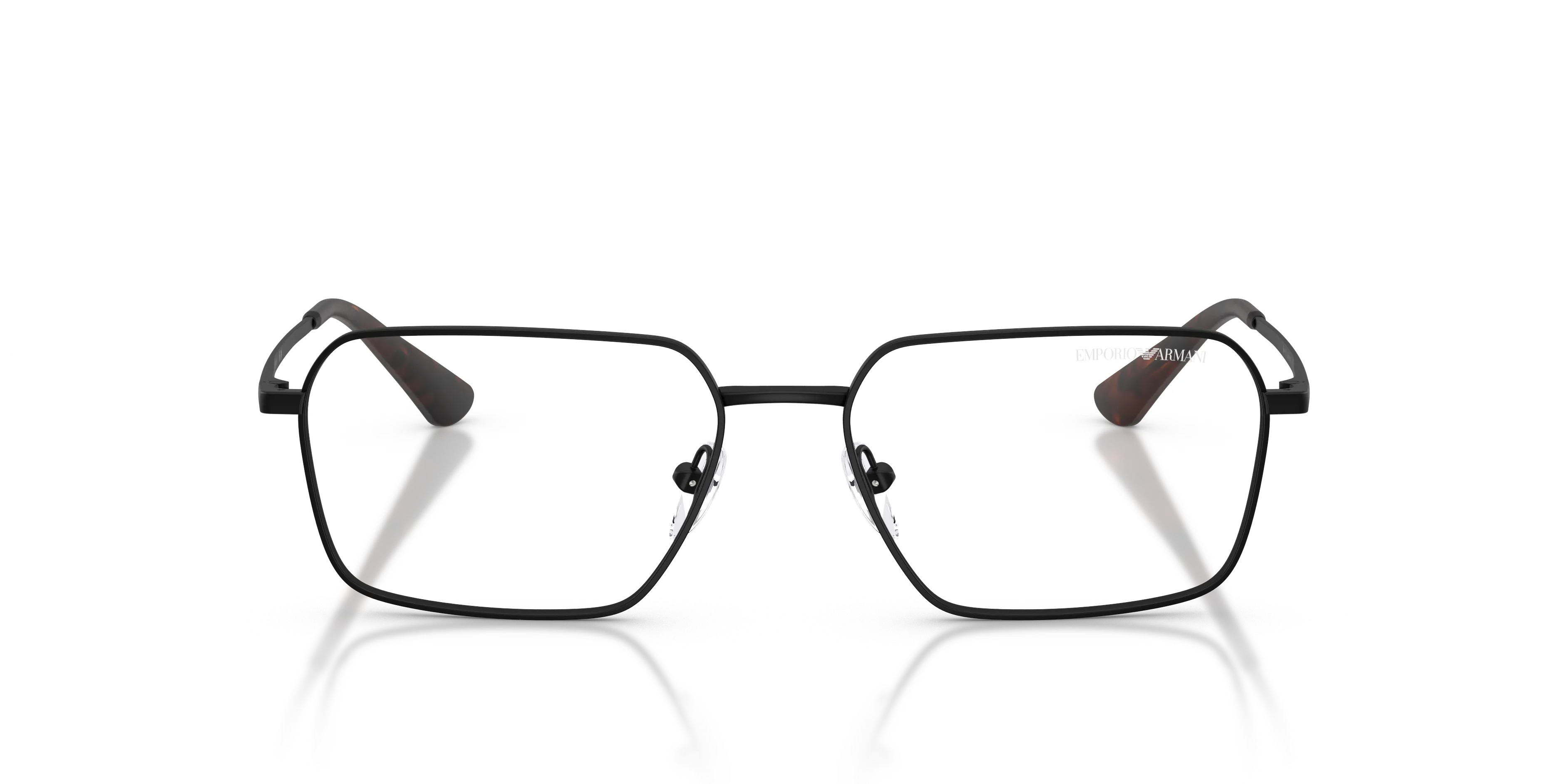 Emporio Armani EA2178 30011W Occhiali da sole Metallo Nero Trasparente Geometrica Normale - immagine 3
