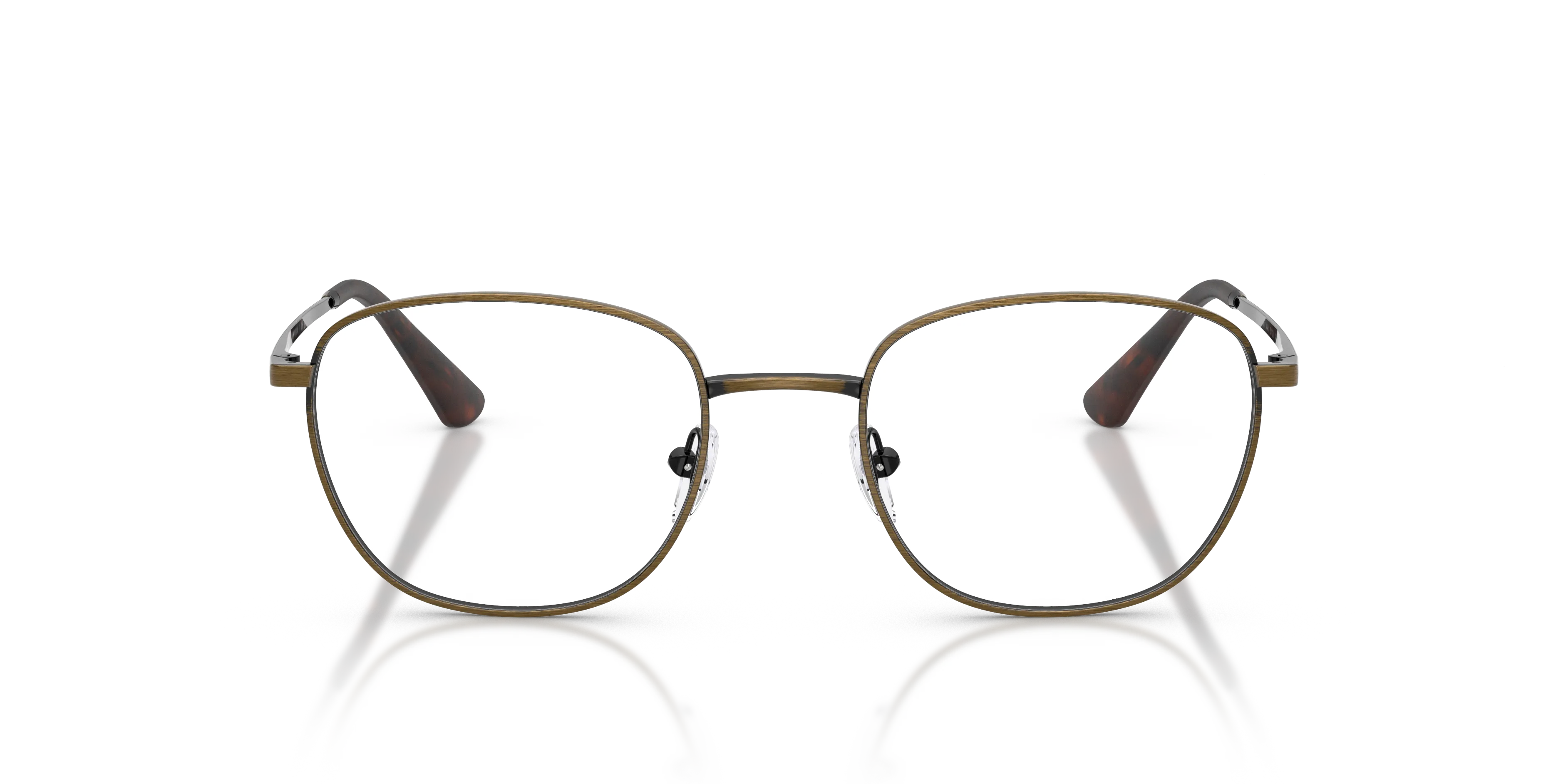 Emporio Armani EA1191 3446 Montature da vista Metallo Oro Trasparente Rotonda Normale - immagine 3