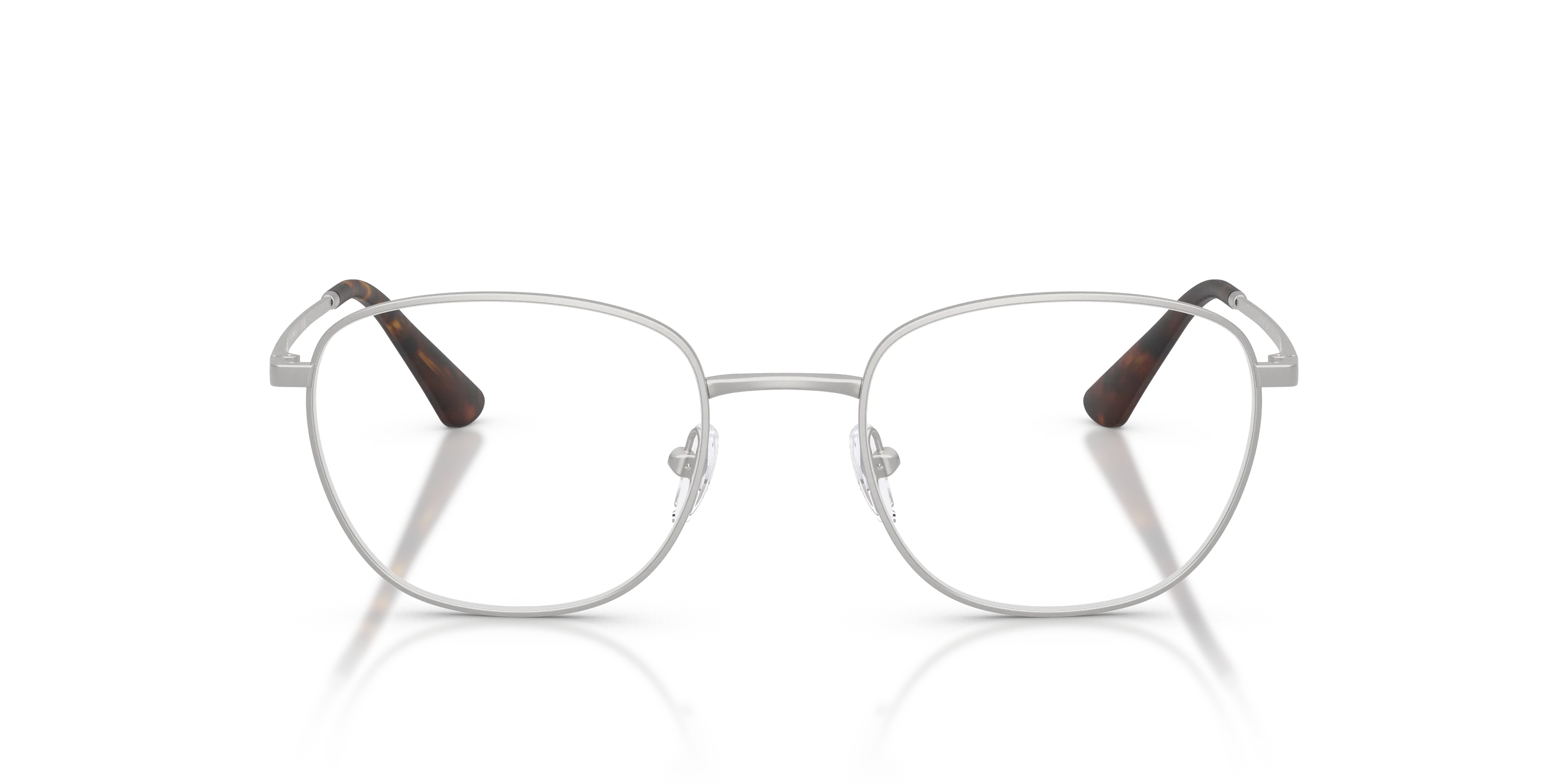 Emporio Armani EA1191 3045 Montature da vista Metallo Argento Trasparente Rotonda Normale - immagine 3