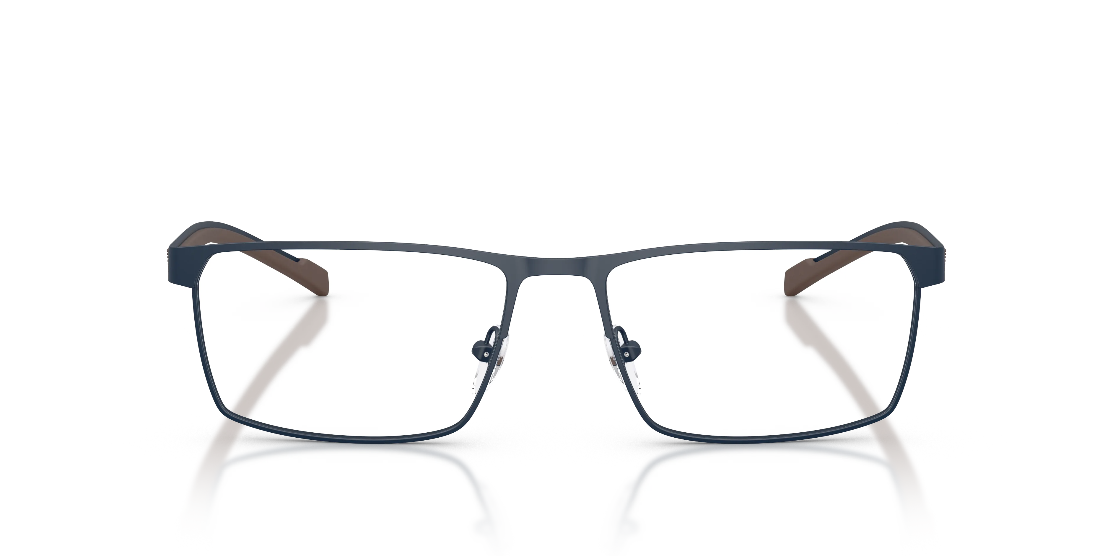 Emporio Armani EA1190 3018 Montature da vista Metallo Blu Trasparente Squadrata Normale - immagine 3