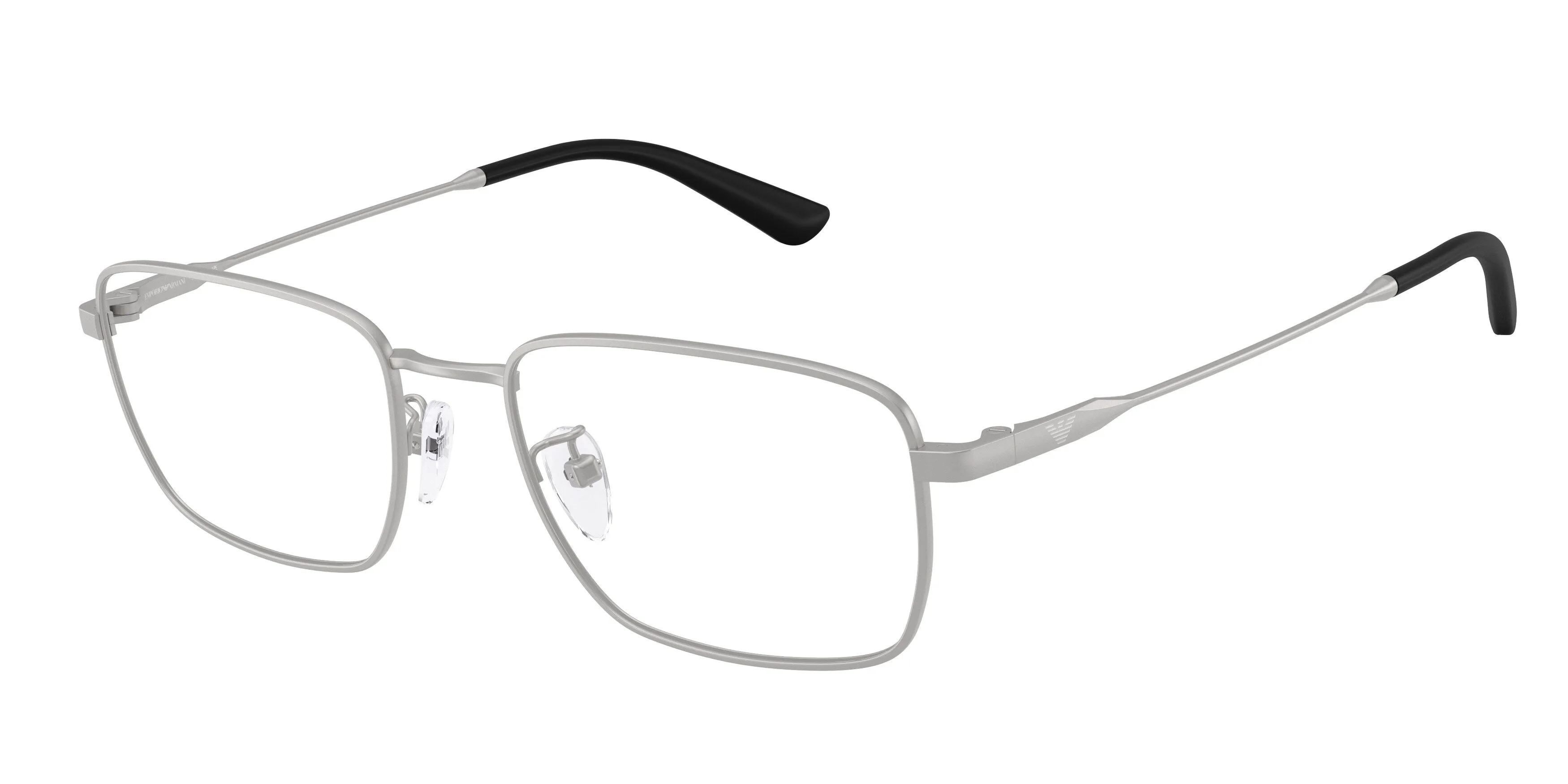 Emporio Armani EA1188TD 3015 Montature da vista Titanio Argento Trasparente Pillow Normale - immagine 1