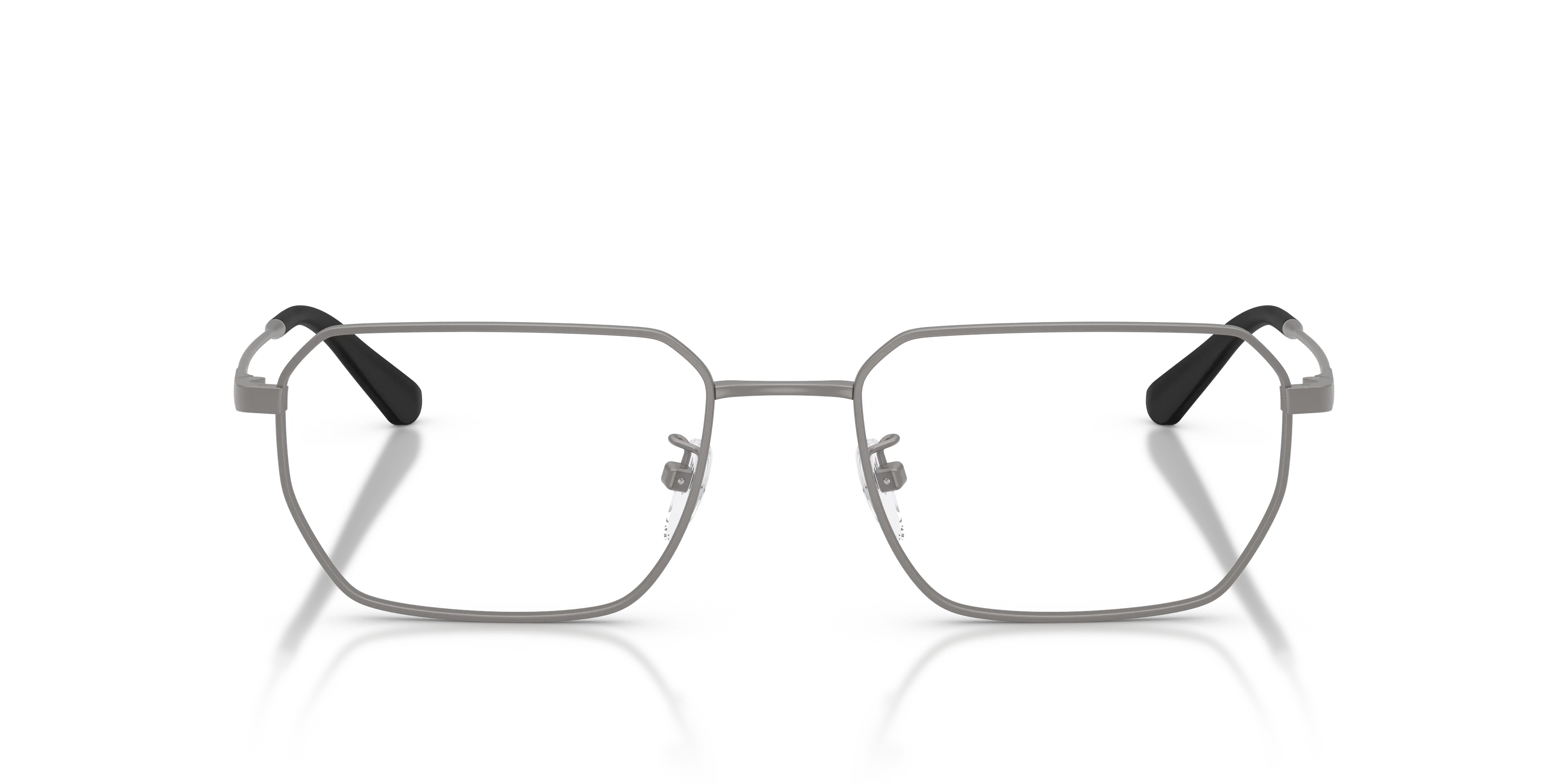 Emporio Armani EA1187TD 3003 Montature da vista Titanio Grigio Trasparente Rotonda Normale - immagine 3