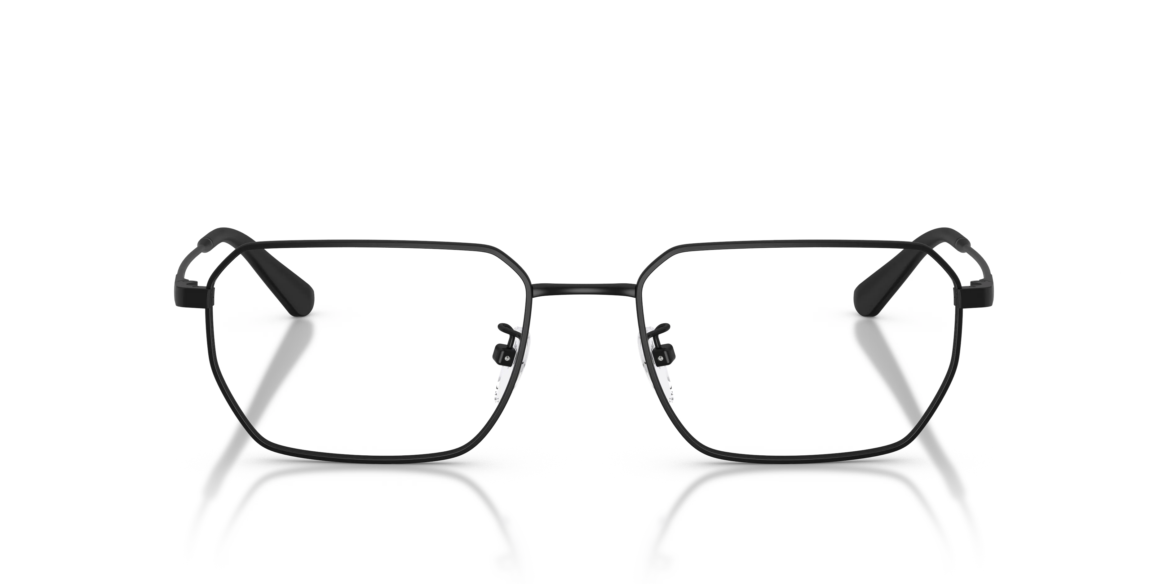 Emporio Armani EA1187TD 3001 Montature da vista Titanio Nero Trasparente Rotonda Normale - immagine 3