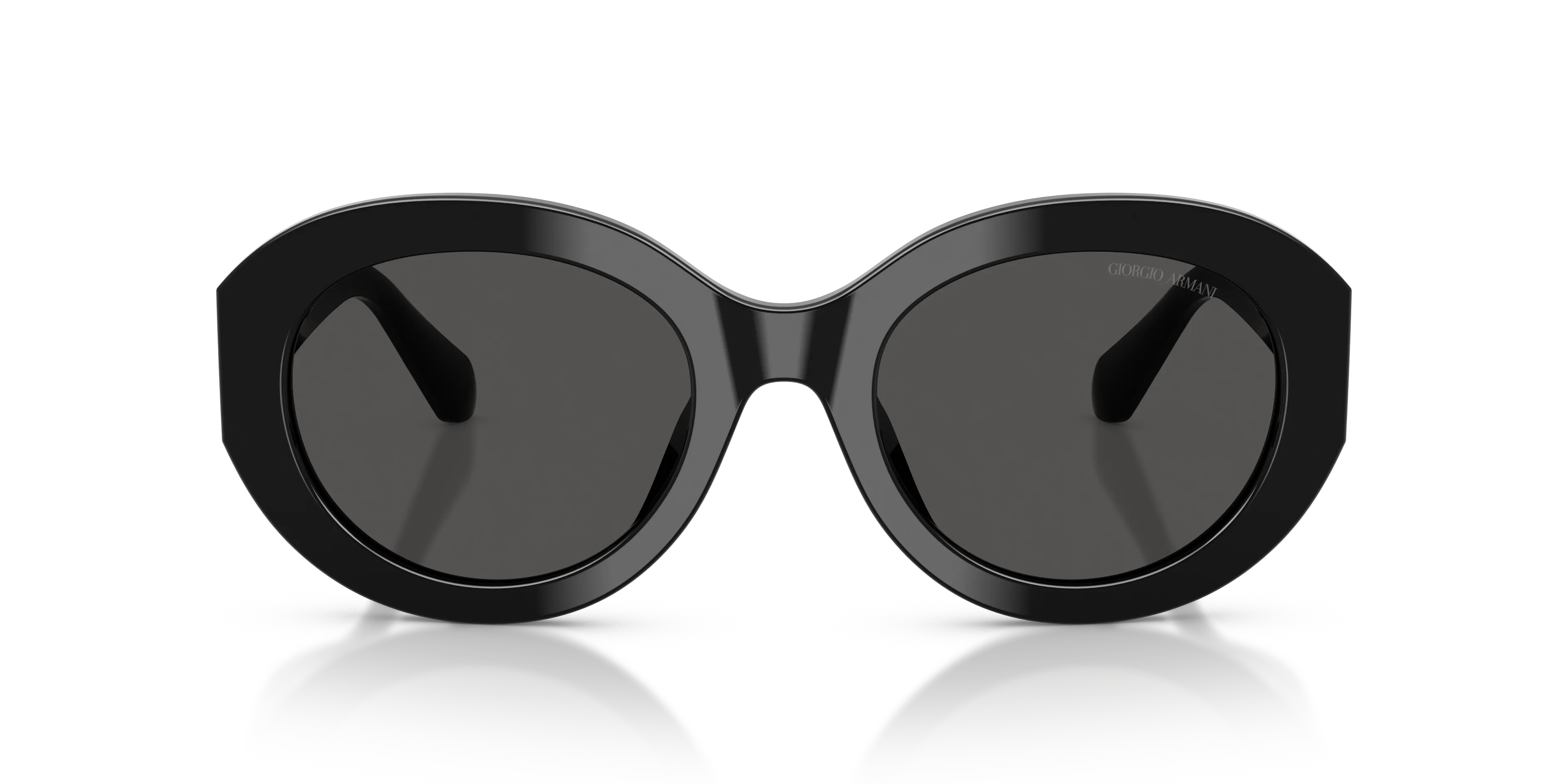Giorgio Armani AR8269U 587587 Occhiali da sole Acetato Nero Grigio Rotonda Normale - immagine 3