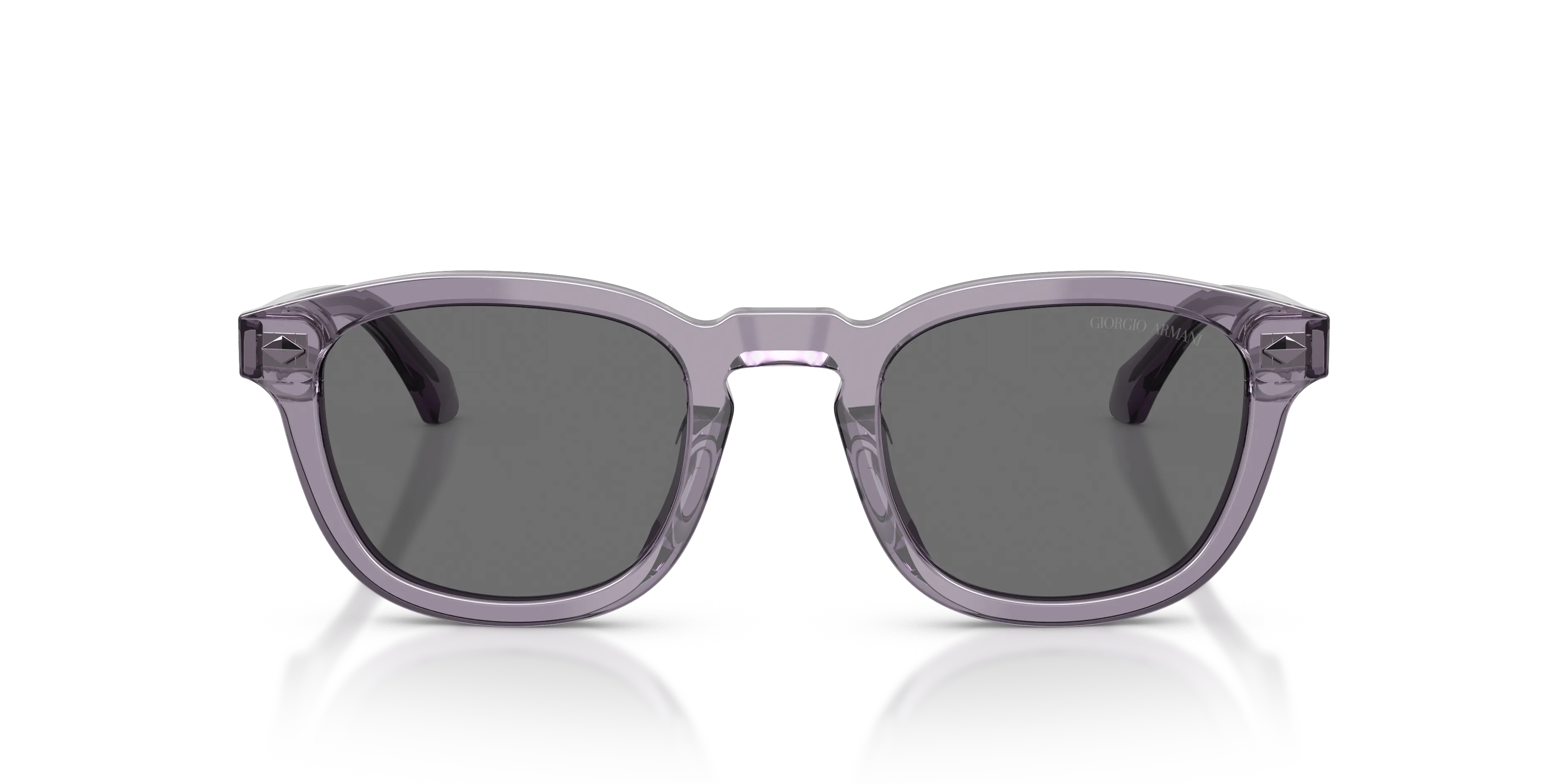 Giorgio Armani AR8266U 647287 Occhiali da sole Acetato Blu Grigio Pantos Normale - immagine 3