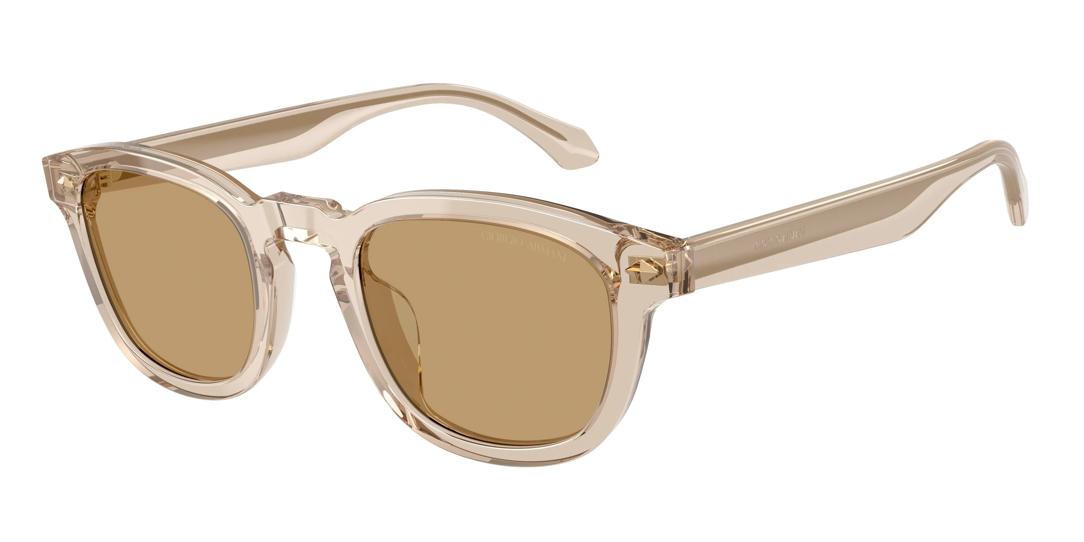 Giorgio Armani AR8266U 647173 Occhiali da sole Acetato Marrone Marrone Pantos Normale - immagine 1