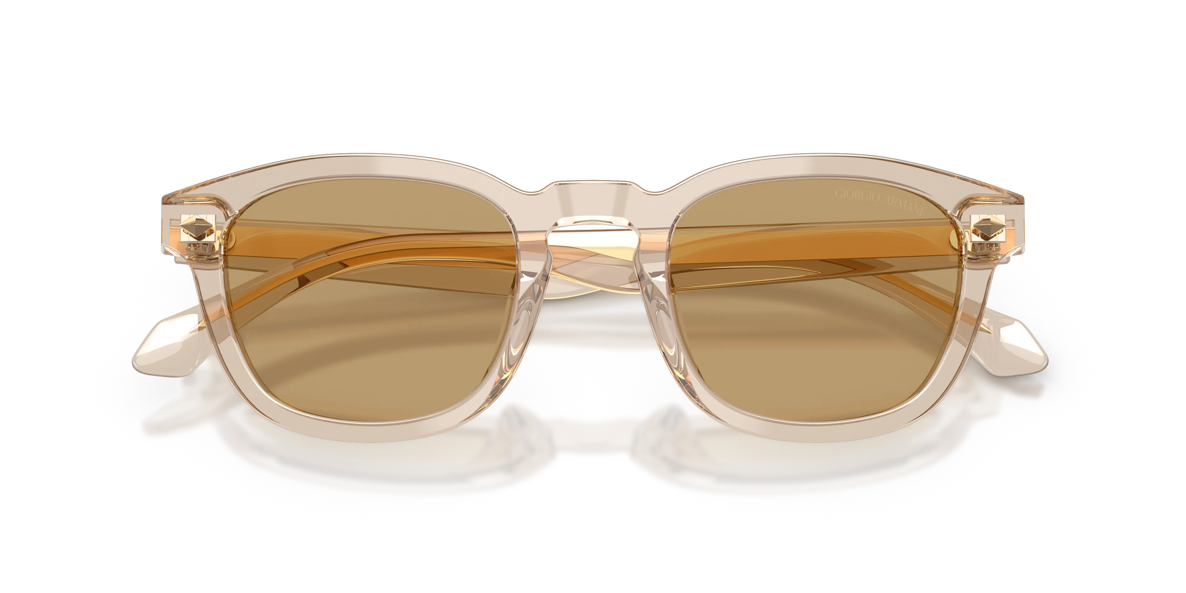 Giorgio Armani AR8266U 647173 Occhiali da sole Acetato Marrone Marrone Pantos Normale - immagine 2