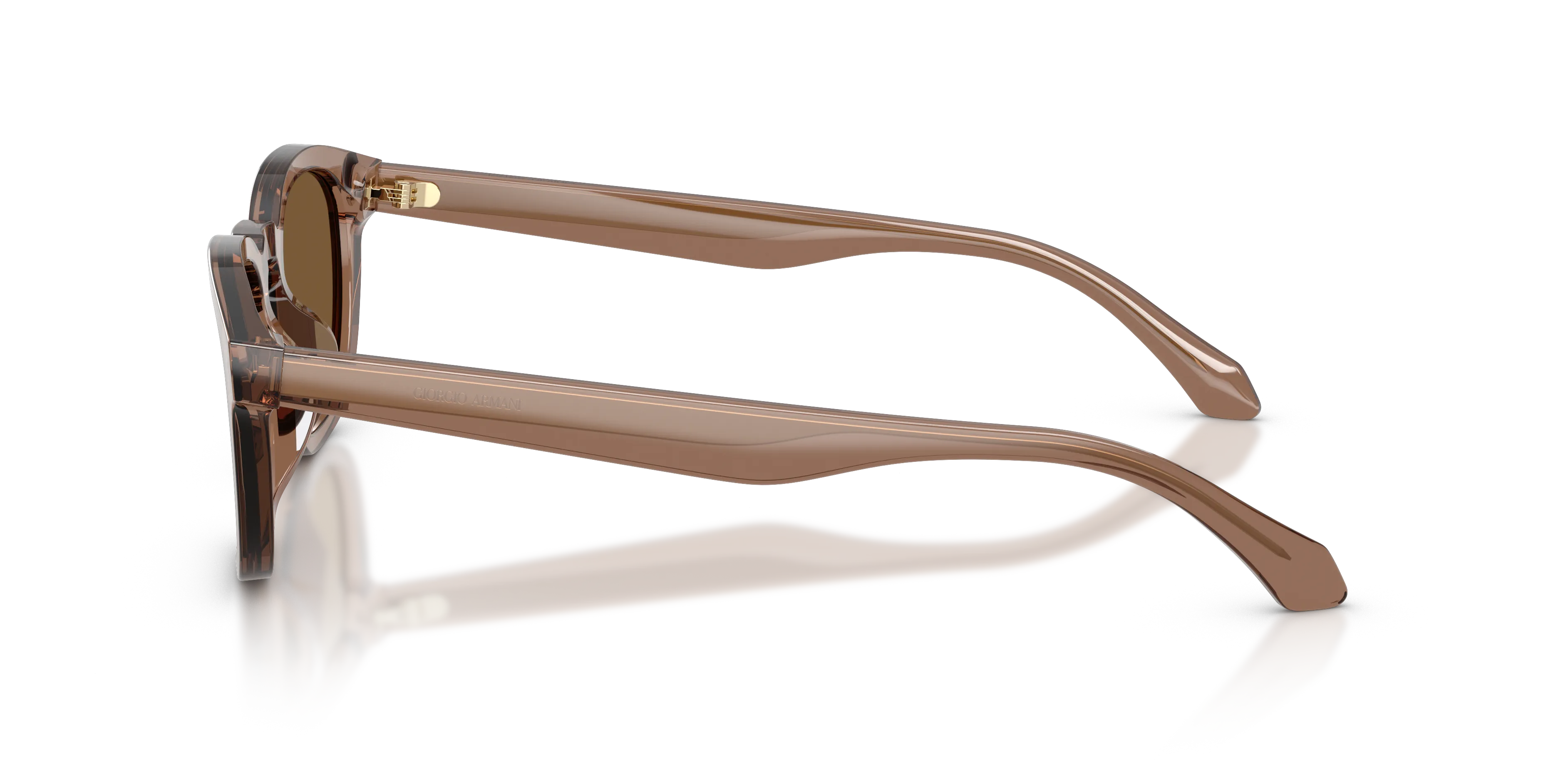 Giorgio Armani AR8266U 646973 Occhiali da sole Acetato Marrone Marrone Pantos Normale - immagine 4