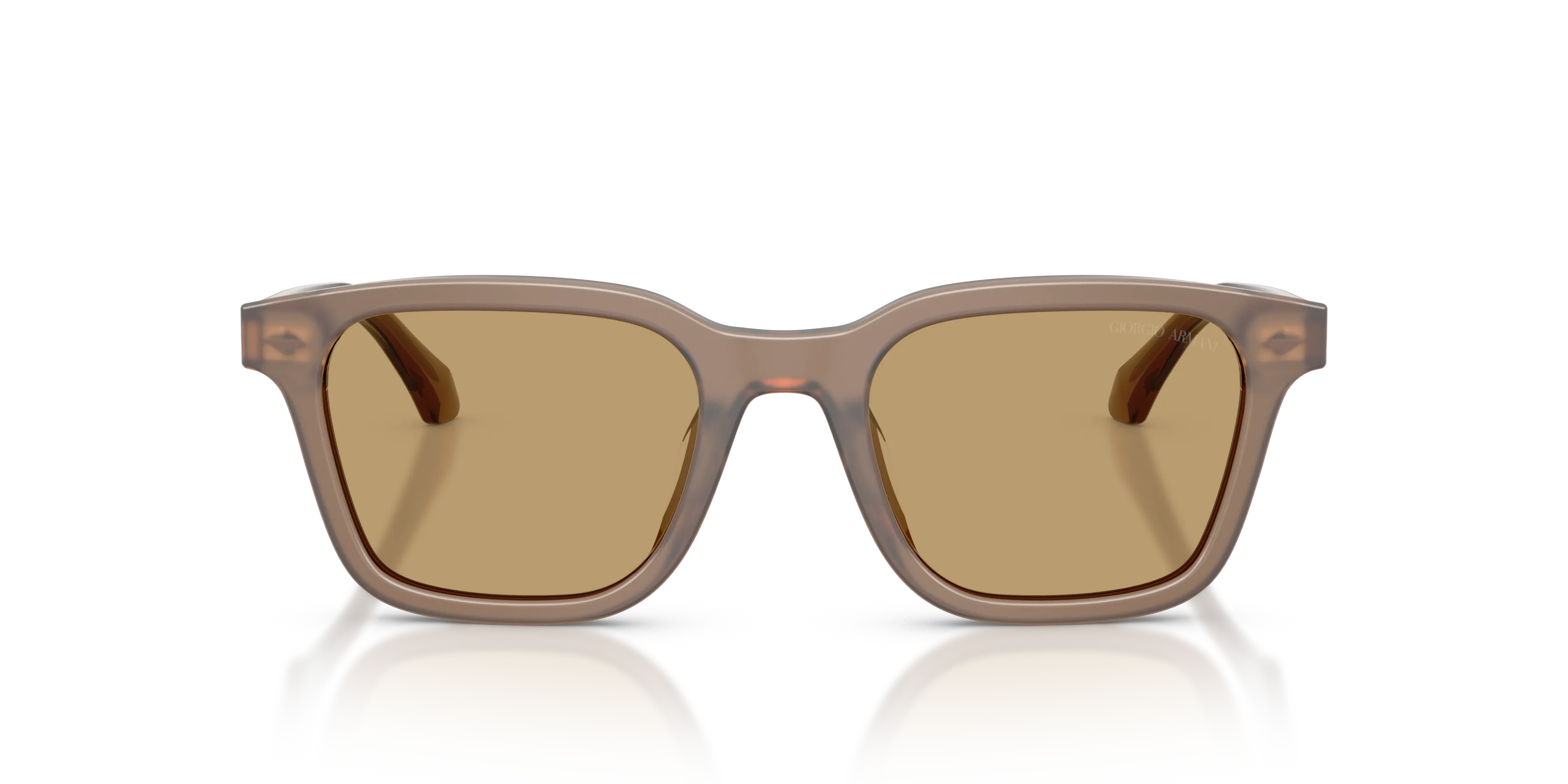 Giorgio Armani AR8265U 647573 Occhiali da sole Acetato Marrone Marrone Squadrata Normale - immagine 3
