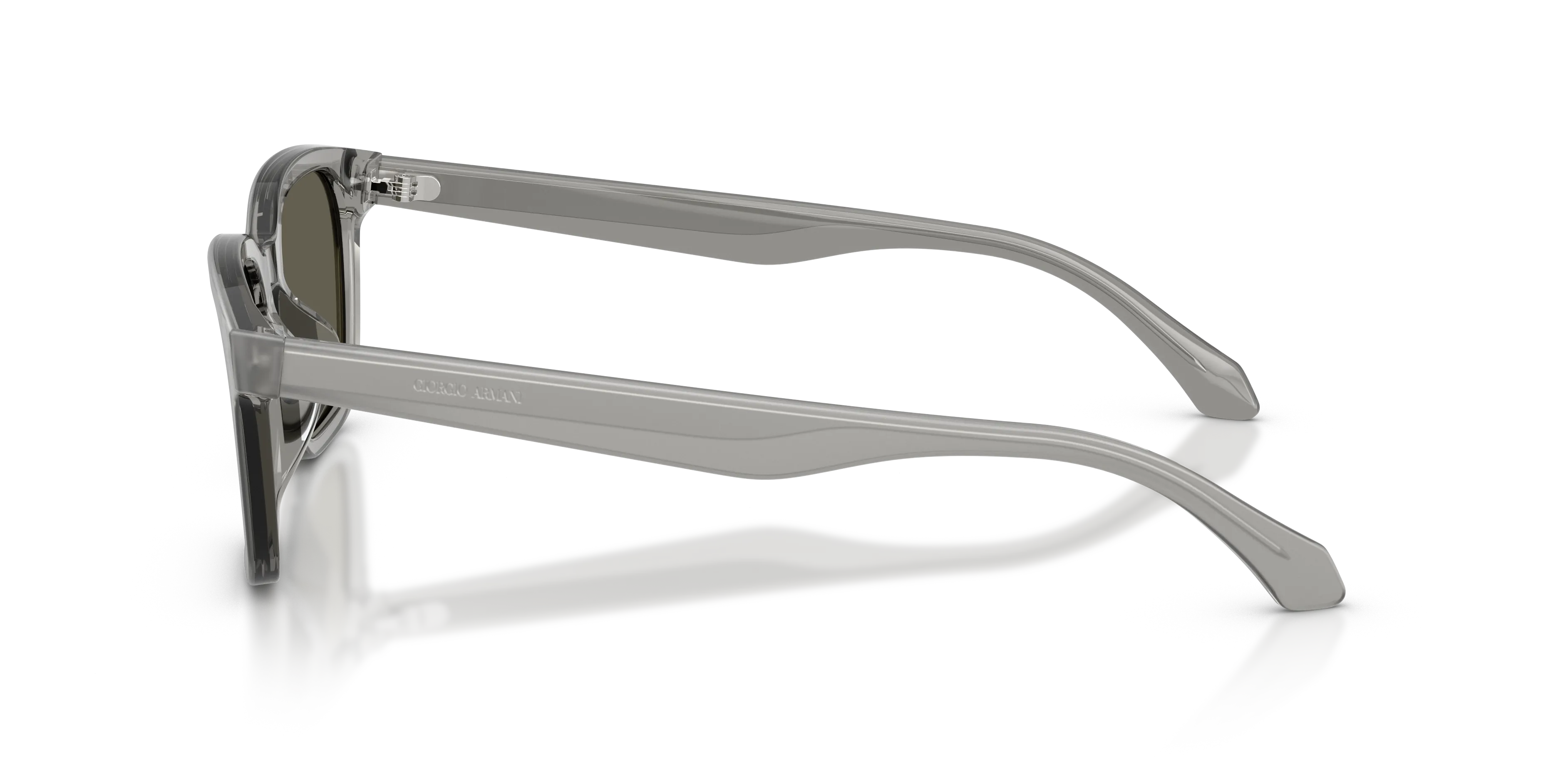 Giorgio Armani AR8265U 647471 Occhiali da sole Acetato Grigio Marrone Squadrata Normale - immagine 4