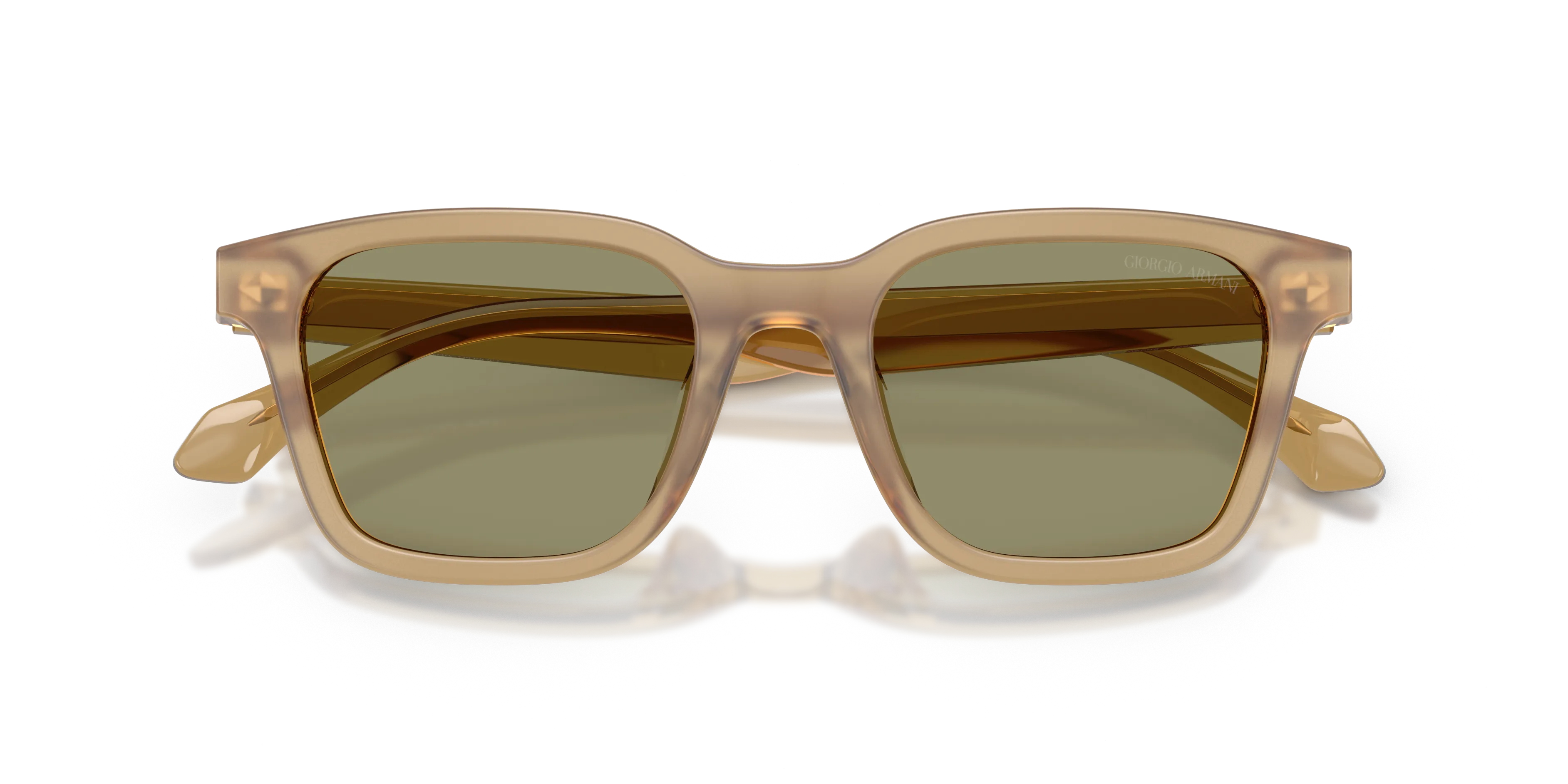 Giorgio Armani AR8265U 64732A Occhiali da sole Acetato Verde Verde Squadrata Normale - immagine 2