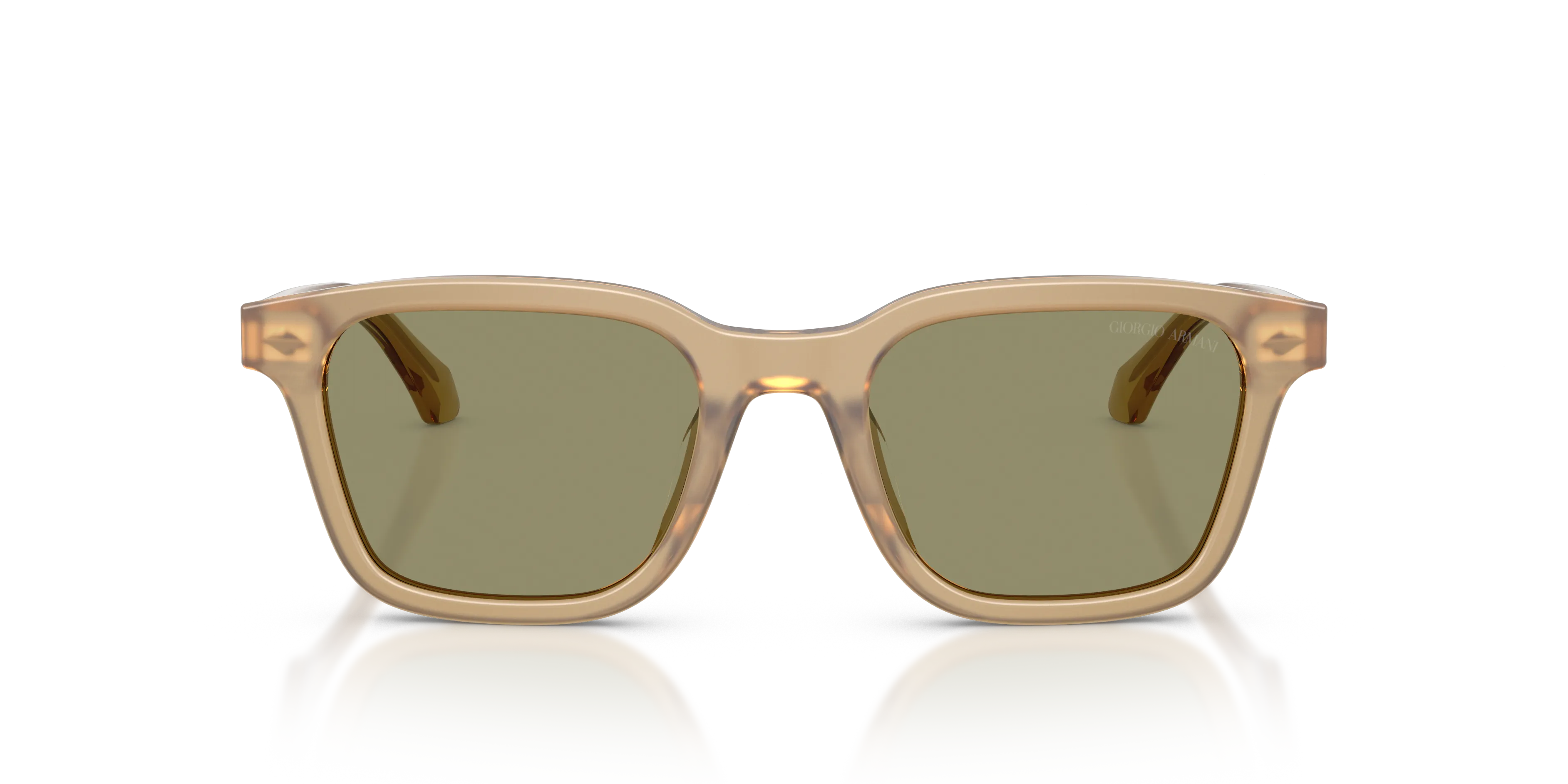 Giorgio Armani AR8265U 64732A Occhiali da sole Acetato Verde Verde Squadrata Normale - immagine 3