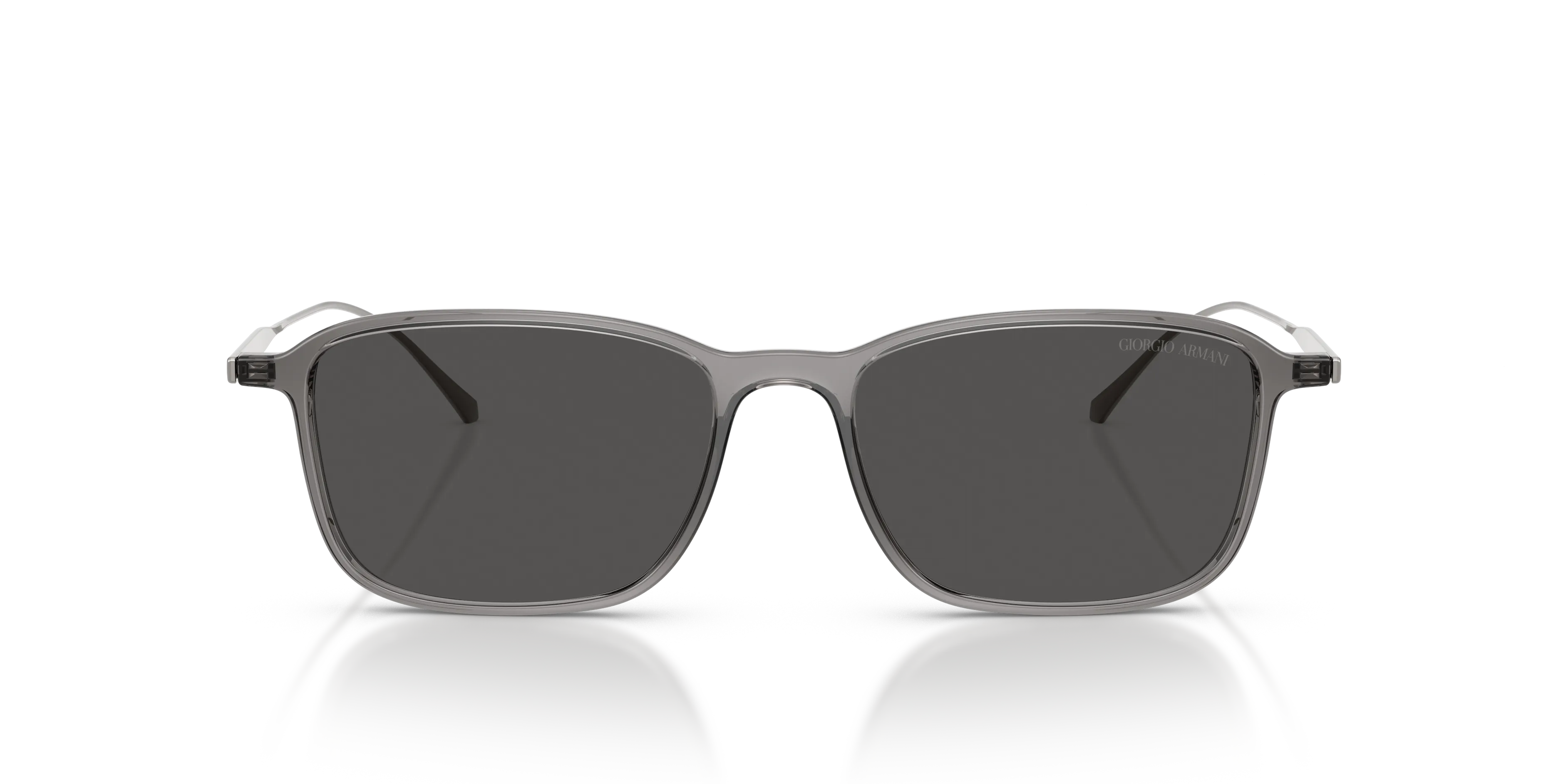 Giorgio Armani AR8264U 648987 Occhiali da sole Iniettato Grigio Grigio Squadrata Normale - immagine 3