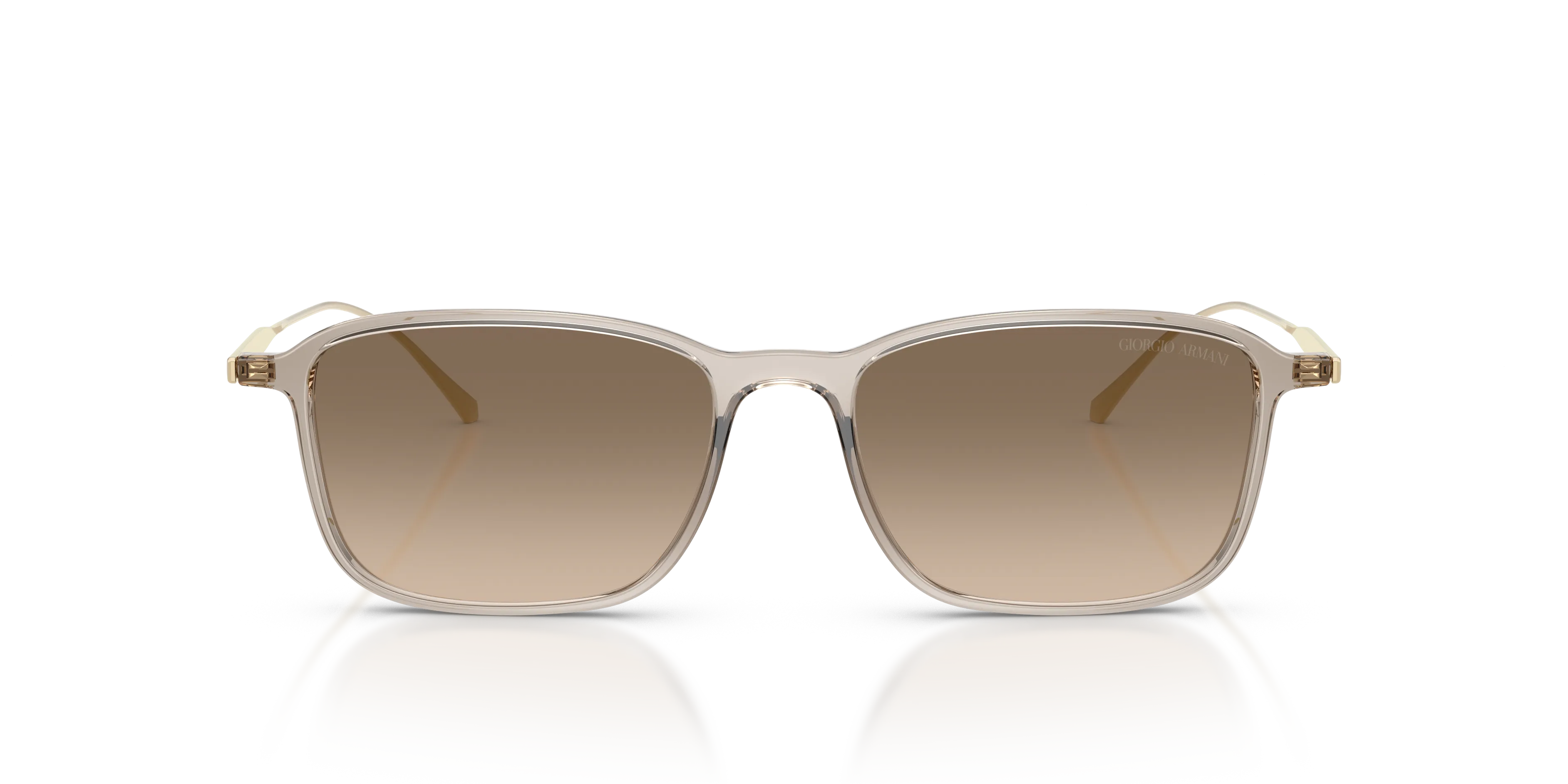 Giorgio Armani AR8264U 648613 Occhiali da sole Iniettato Marrone Marrone Squadrata Normale Sfumato - immagine 3