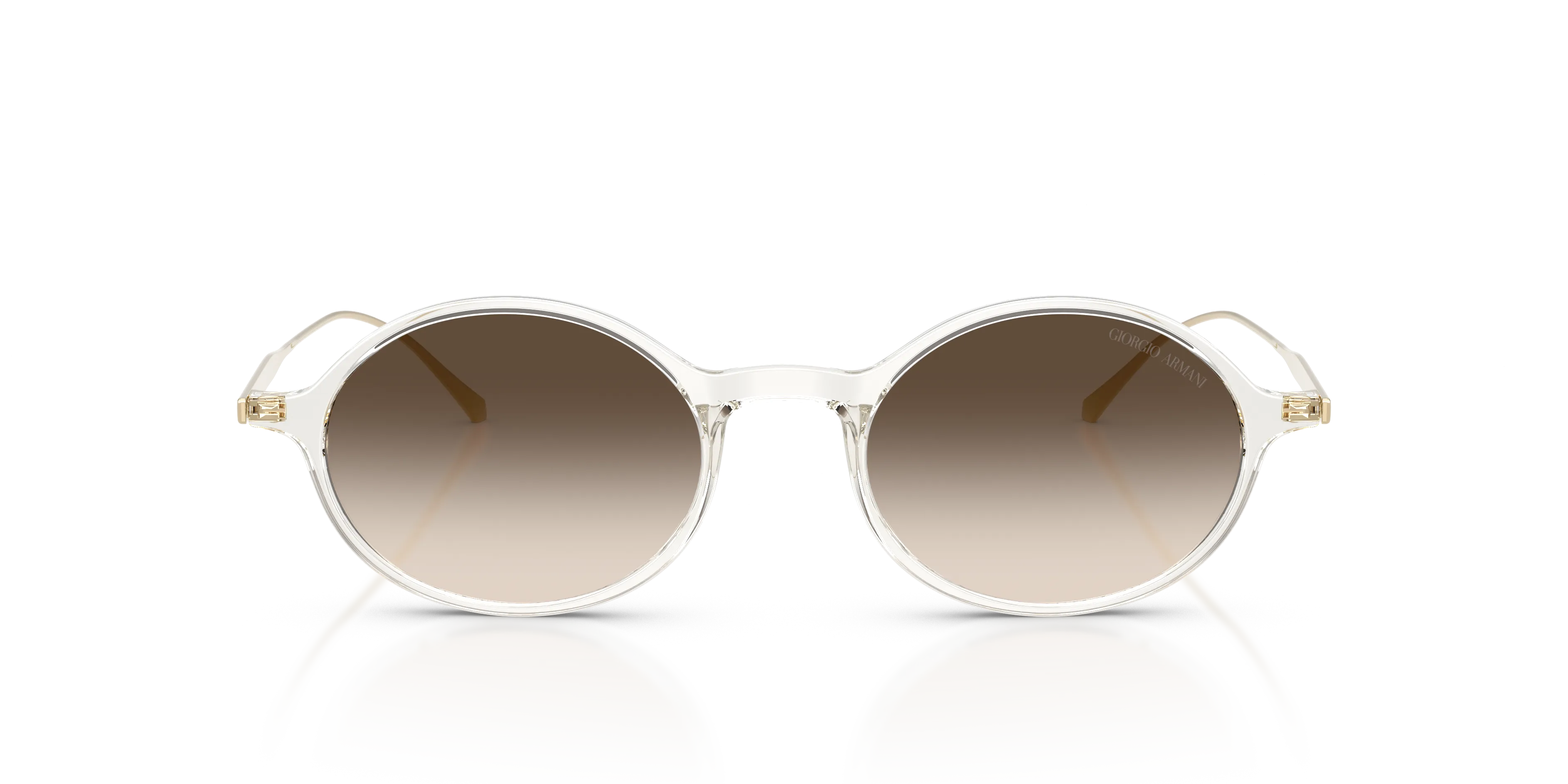 Giorgio Armani AR8263U 64820A Occhiali da sole Iniettato Giallo Marrone Rotonda Normale Sfumato - immagine 3