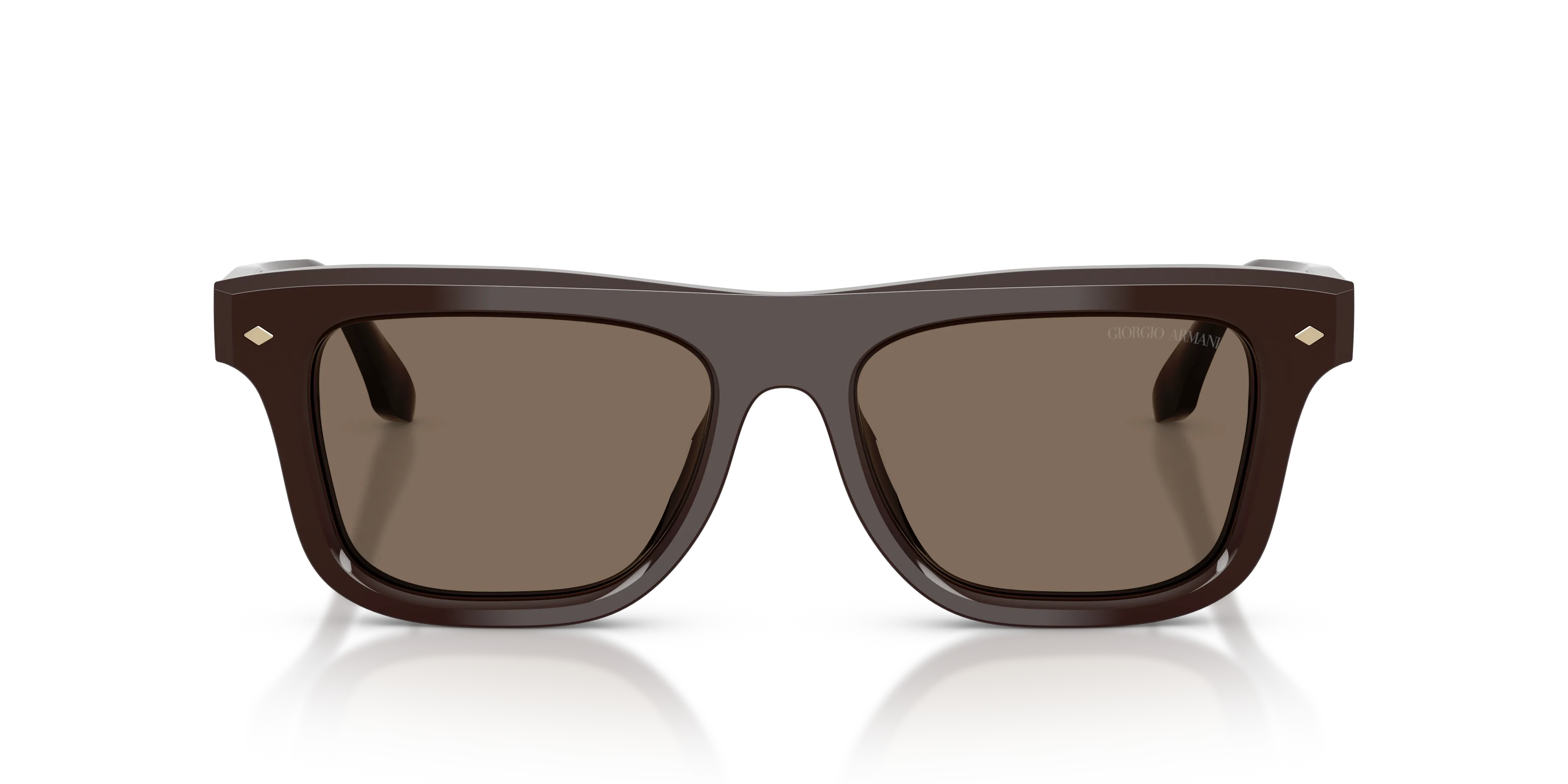 Giorgio Armani AR8259U 643273 Occhiali da sole Acetato Marrone Marrone Pillow Normale - immagine 3