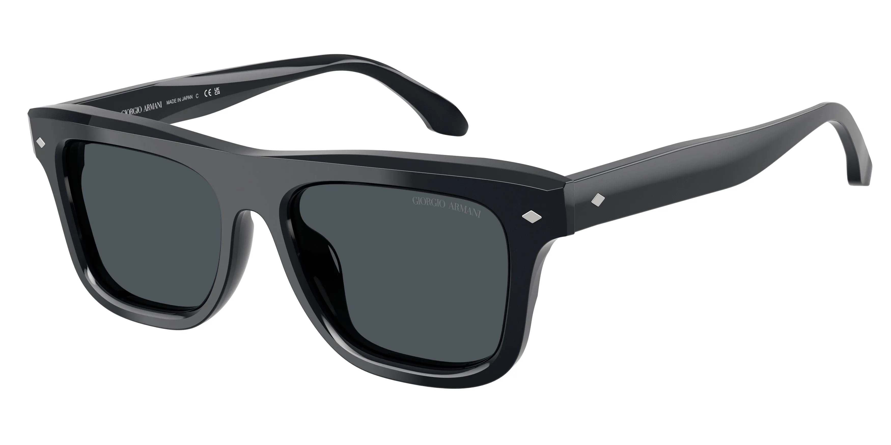 Giorgio Armani AR8259U 6431R5 Occhiali da sole Acetato Blu Grigio Pillow Normale - immagine 1