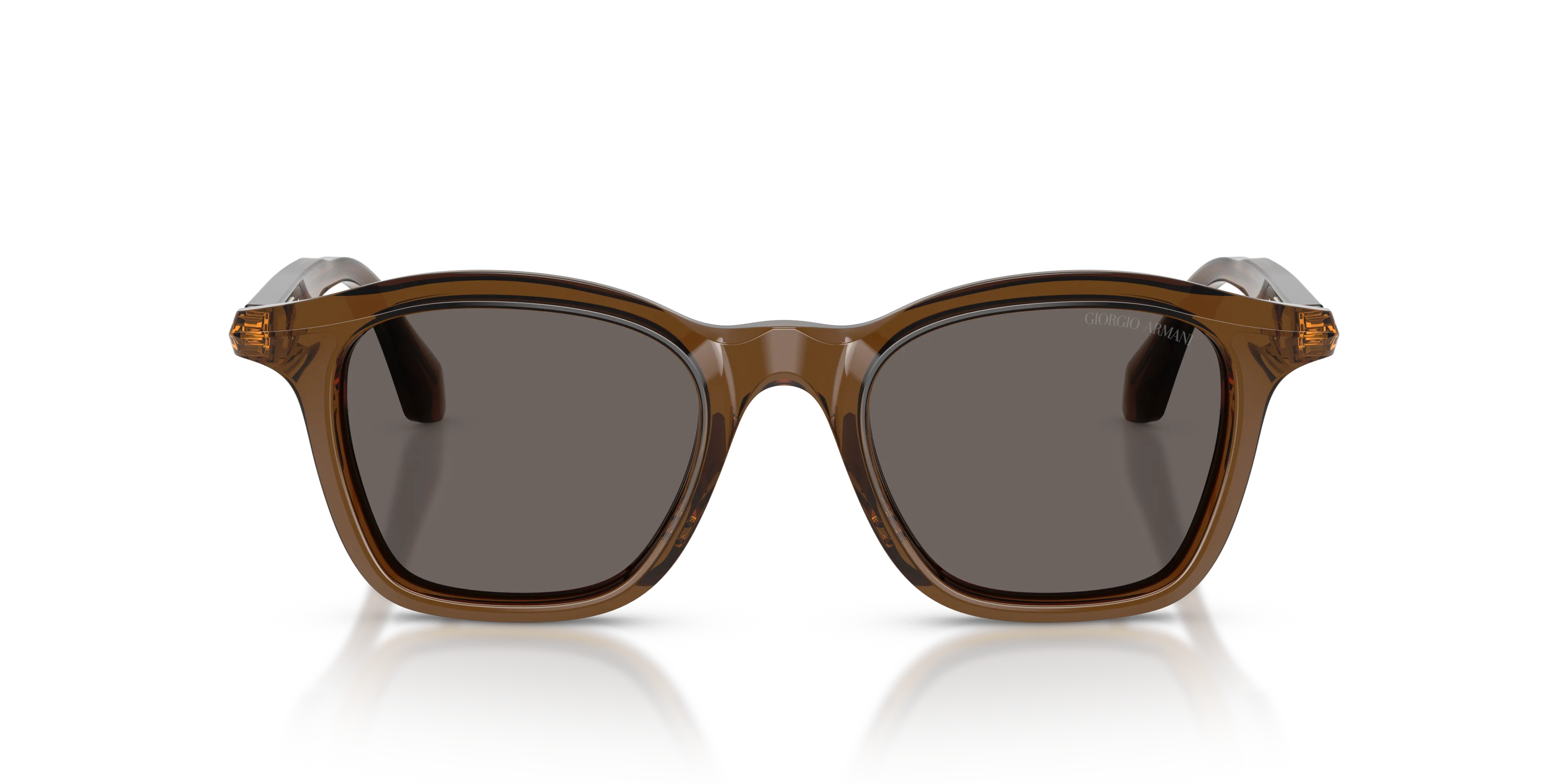 Giorgio Armani AR8257 642453 Occhiali da sole Acetato Marrone Marrone Pillow Normale - immagine 3