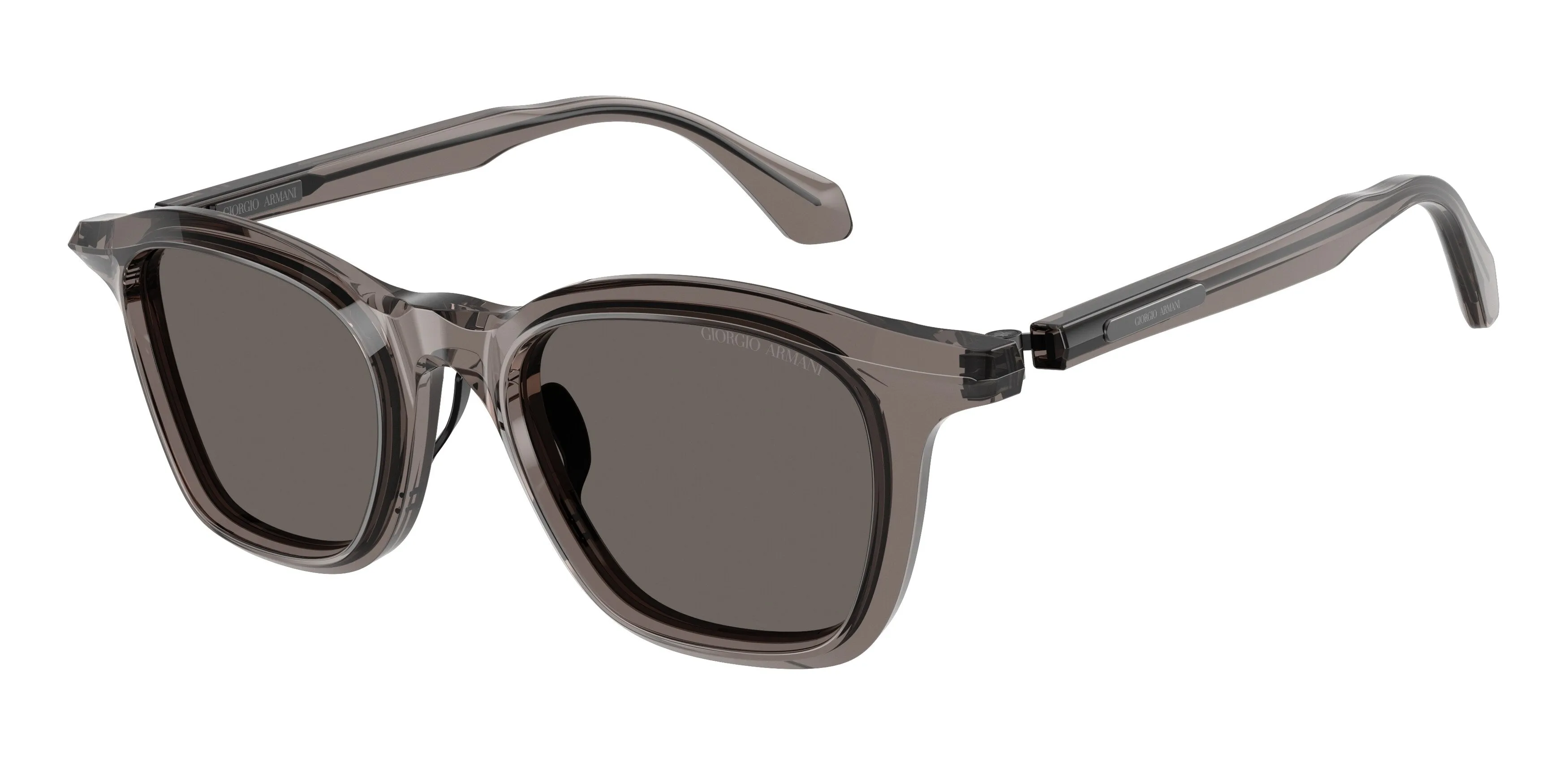 Giorgio Armani AR8257 6423B1 Occhiali da sole Acetato Grigio Grigio Pillow Normale - immagine 1