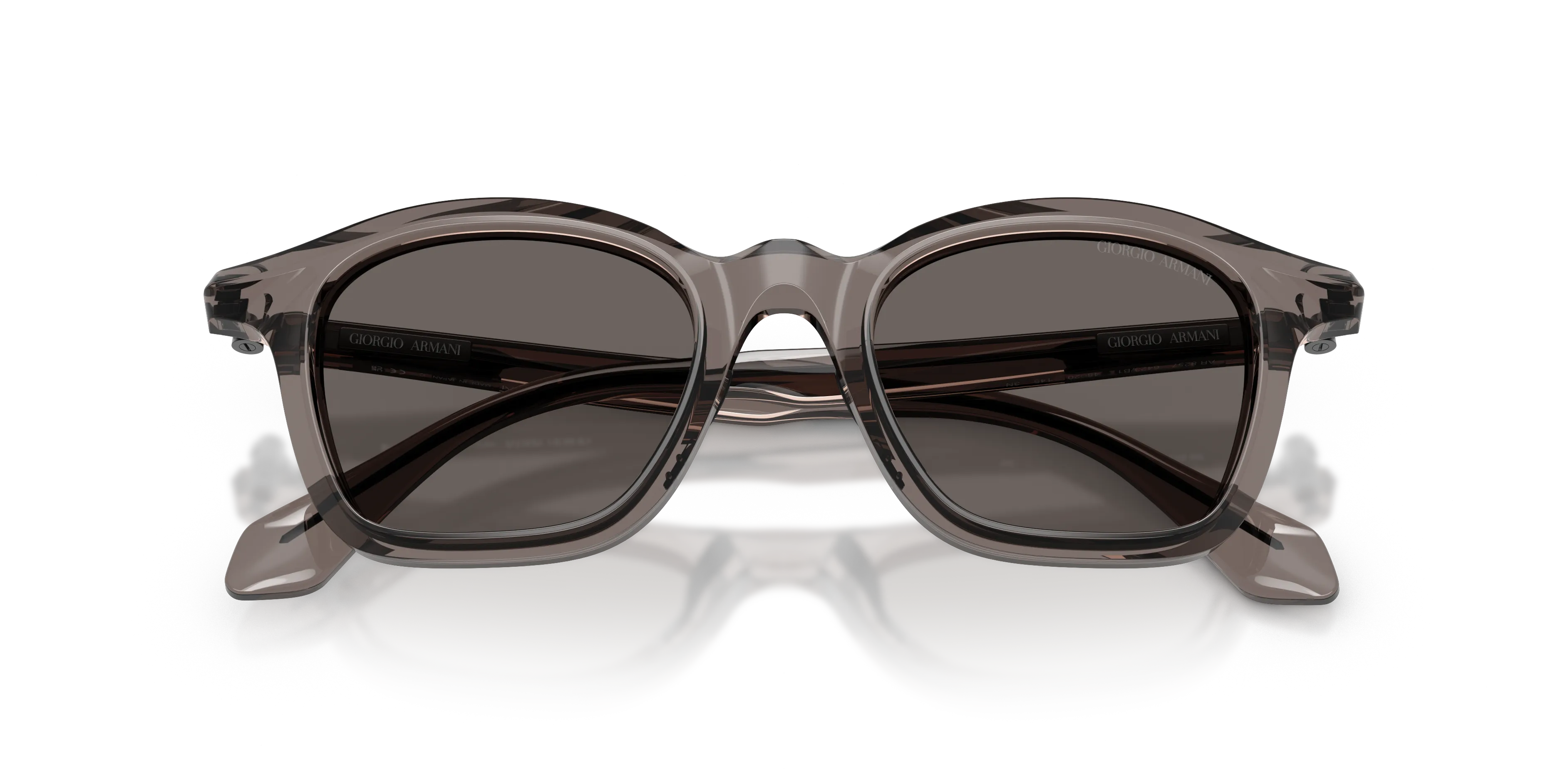 Giorgio Armani AR8257 6423B1 Occhiali da sole Acetato Grigio Grigio Pillow Normale - immagine 2