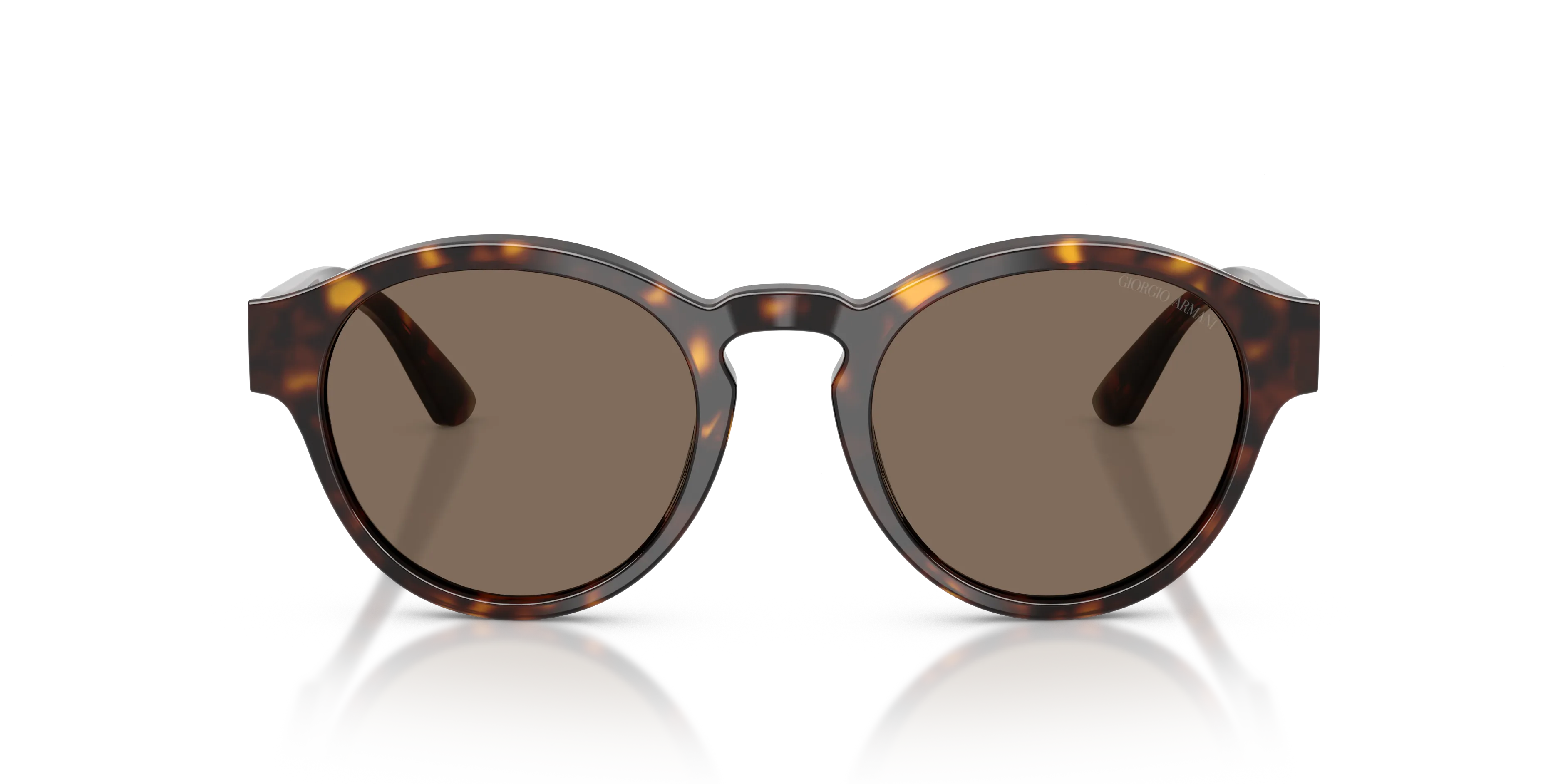 Giorgio Armani AR8146 502673 Occhiali da sole Acetato Marrone Marrone Pantos Normale - immagine 3