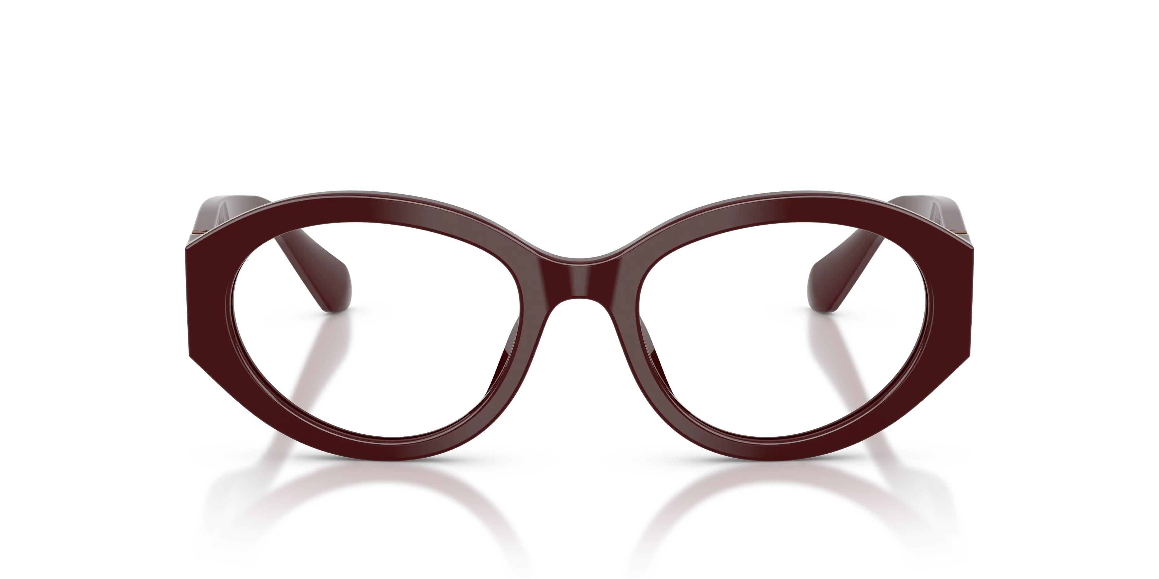 Giorgio Armani AR7298U 6481 Montature da vista Acetato Rosso Trasparente Rotonda Normale - immagine 3