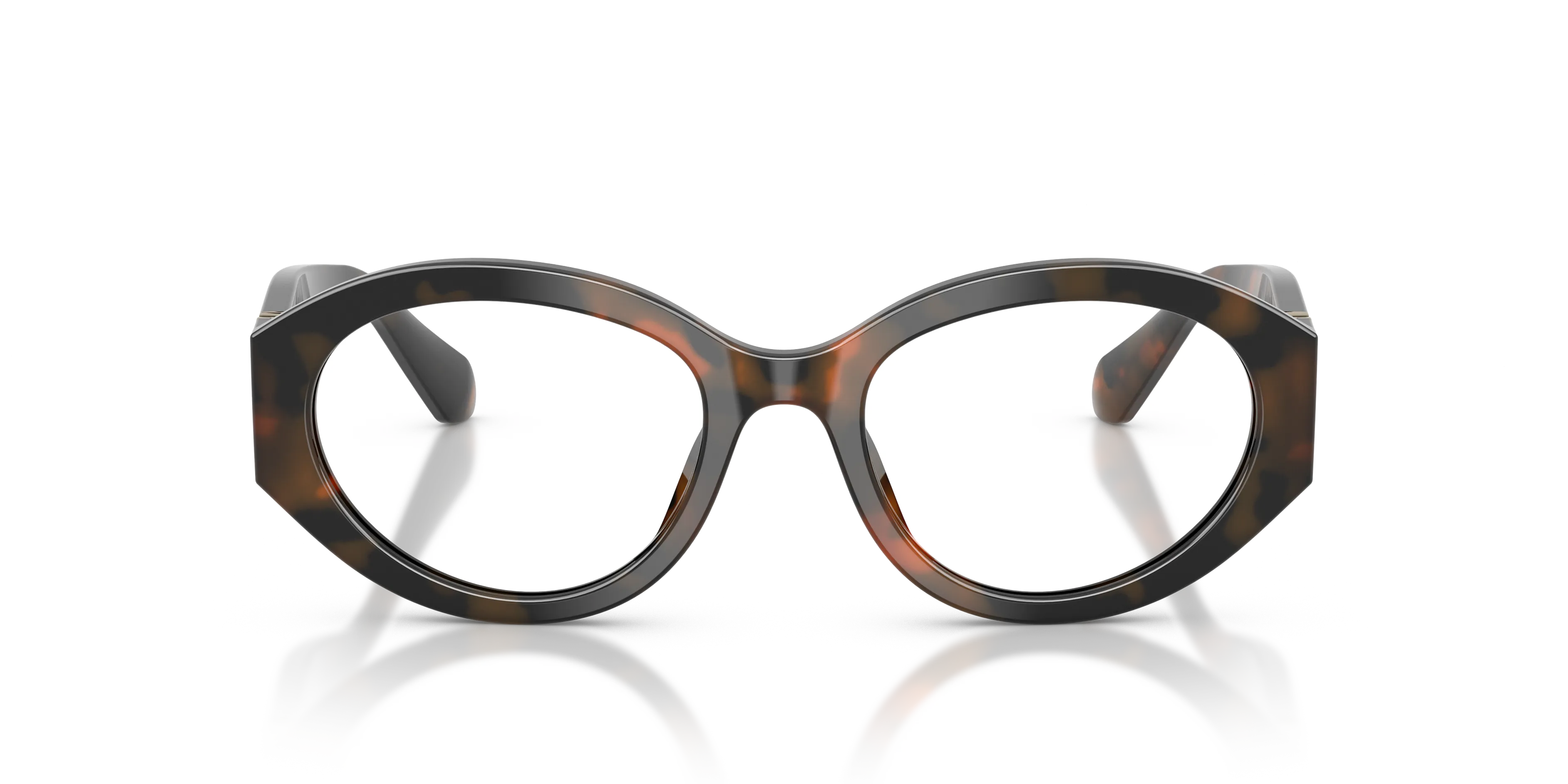 Giorgio Armani AR7298U 6478 Montature da vista Acetato Tartaruga Trasparente Rotonda Normale - immagine 3