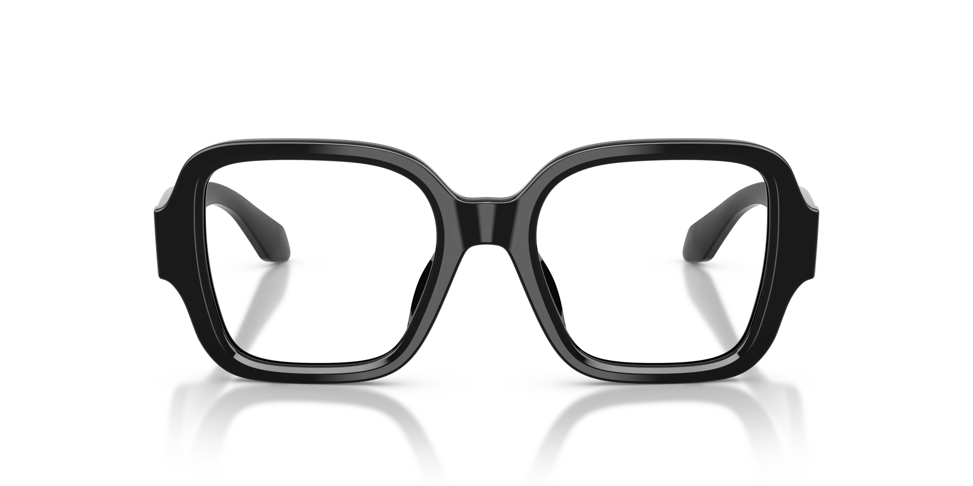 Giorgio Armani AR7297U 5875 Montature da vista Acetato Nero Trasparente Squadrata Normale - immagine 3