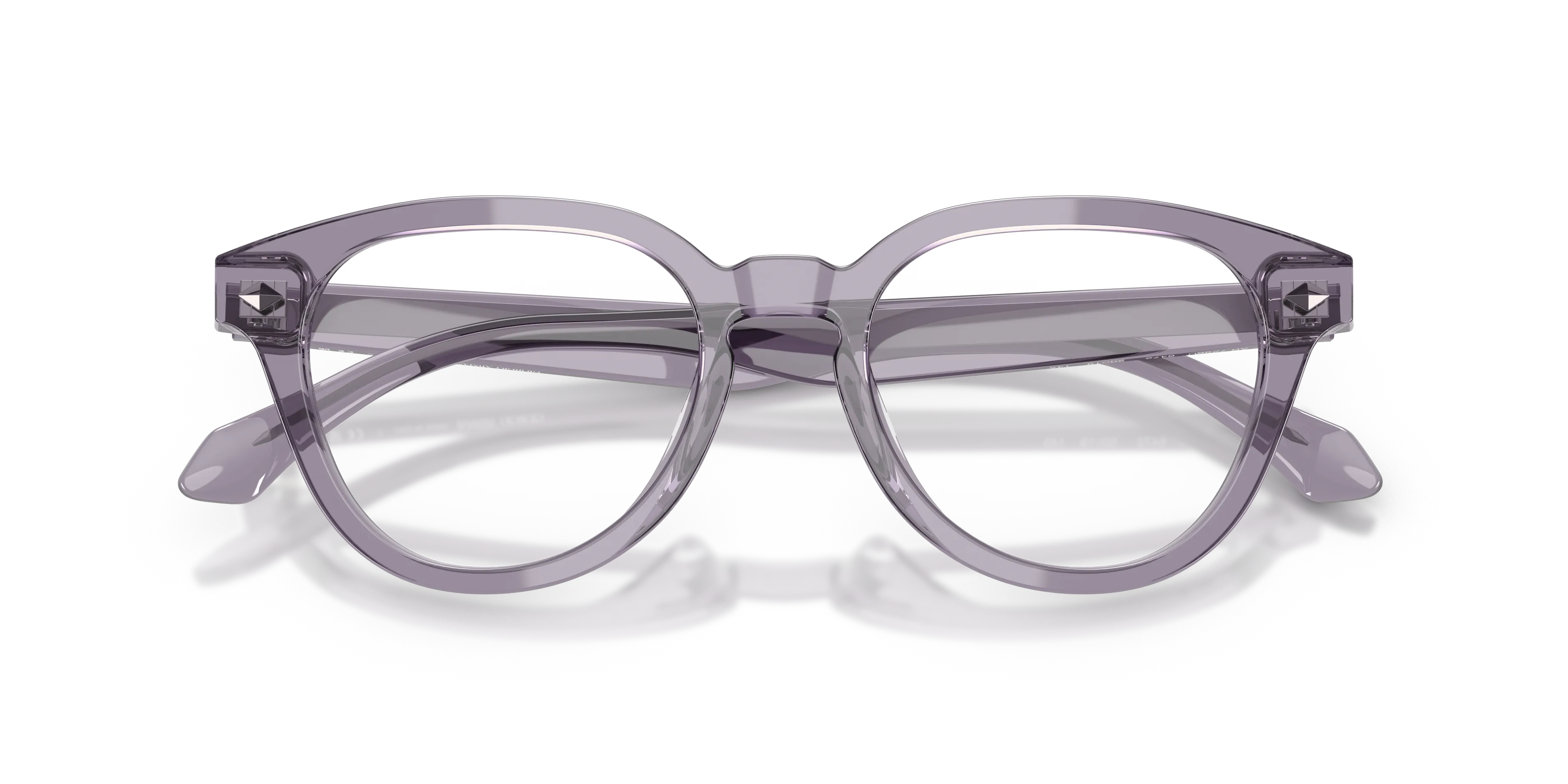 Giorgio Armani AR7296U 6472 Montature da vista Acetato Blu Trasparente Pantos Normale - immagine 2