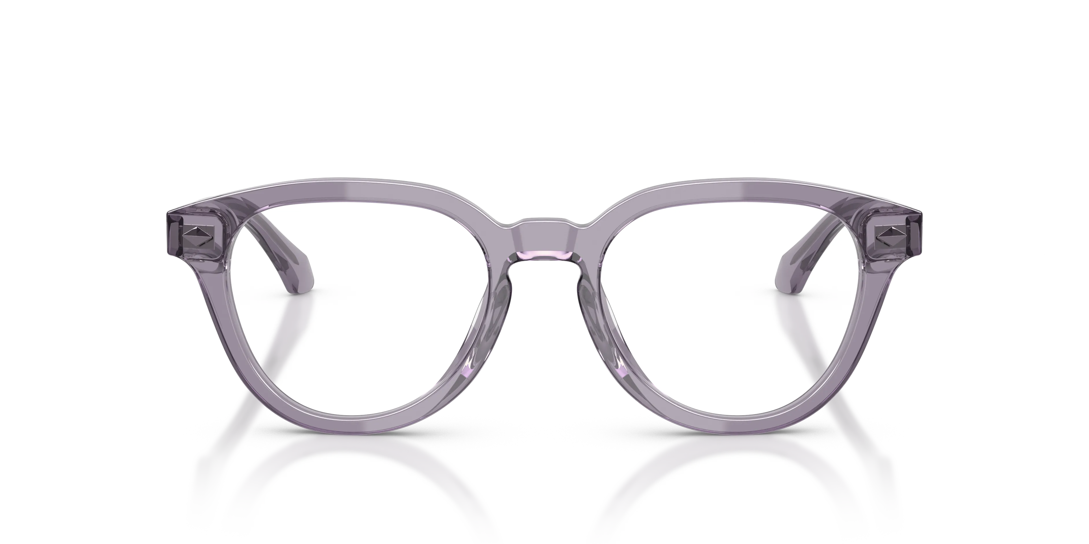 Giorgio Armani AR7296U 6472 Montature da vista Acetato Blu Trasparente Pantos Normale - immagine 3