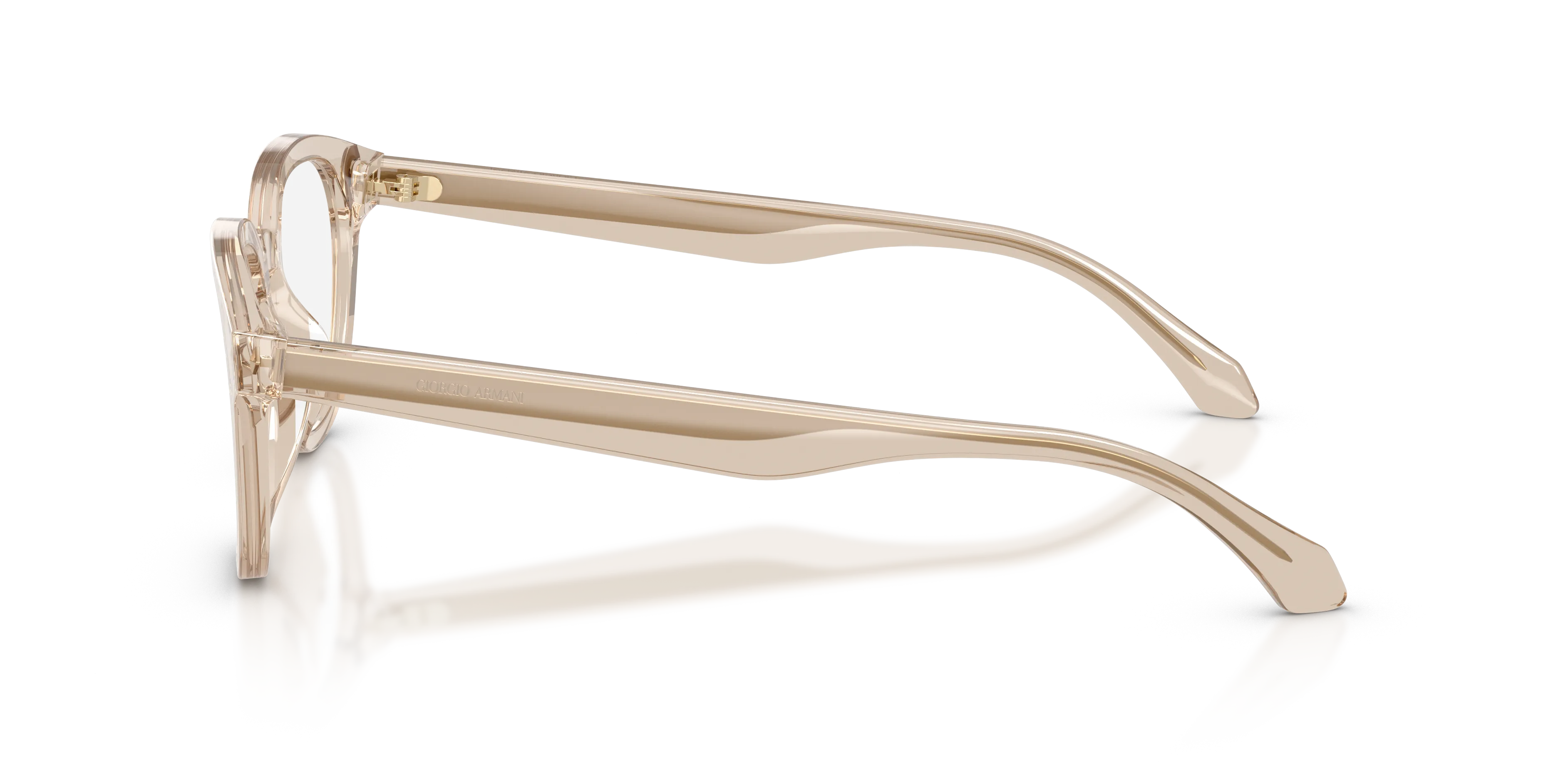 Giorgio Armani AR7296U 6471 Montature da vista Acetato Marrone Trasparente Pantos Normale - immagine 4