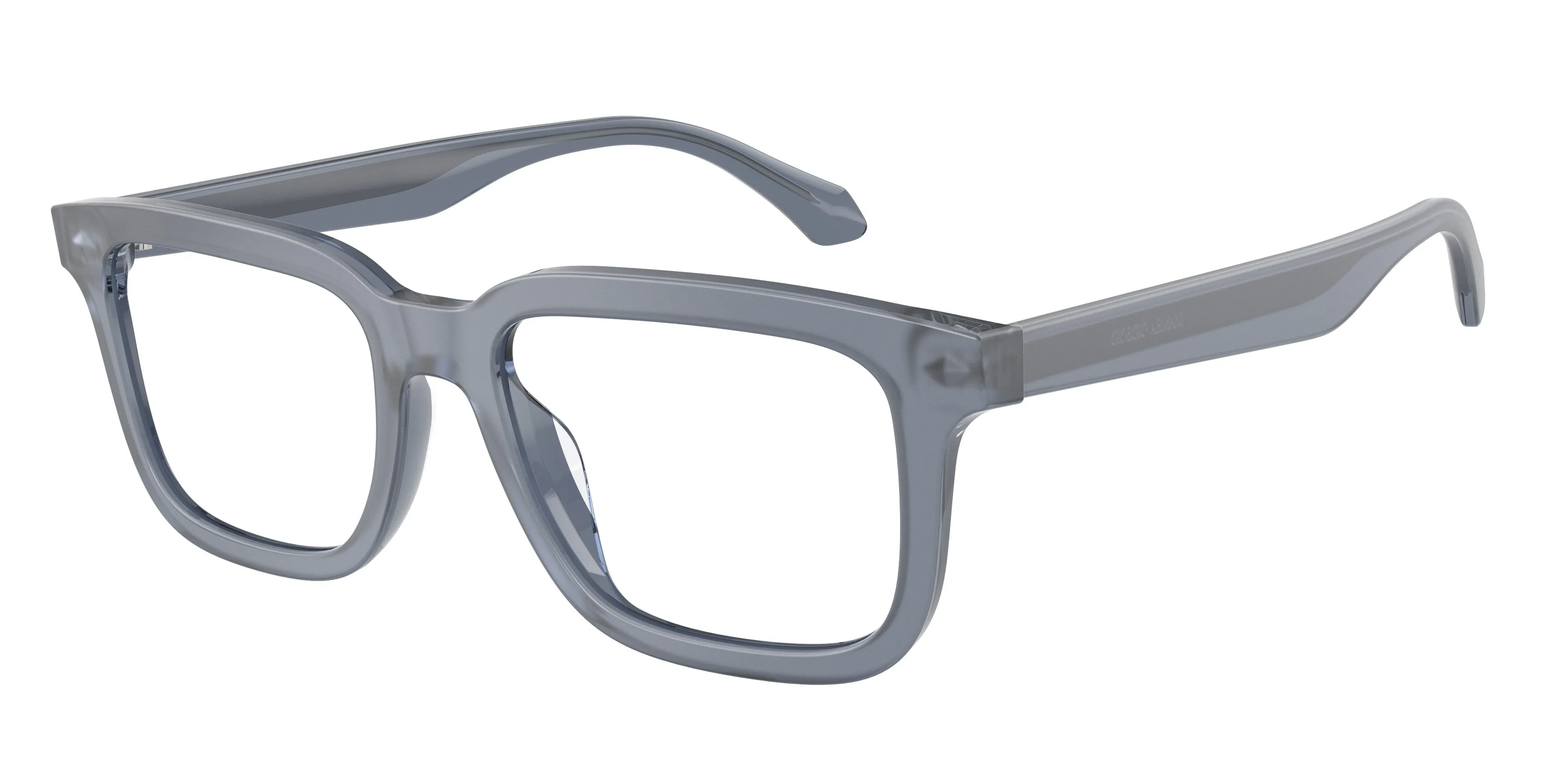 Giorgio Armani AR7293U 6476 Montature da vista Acetato Blu Trasparente Squadrata Normale - immagine 1
