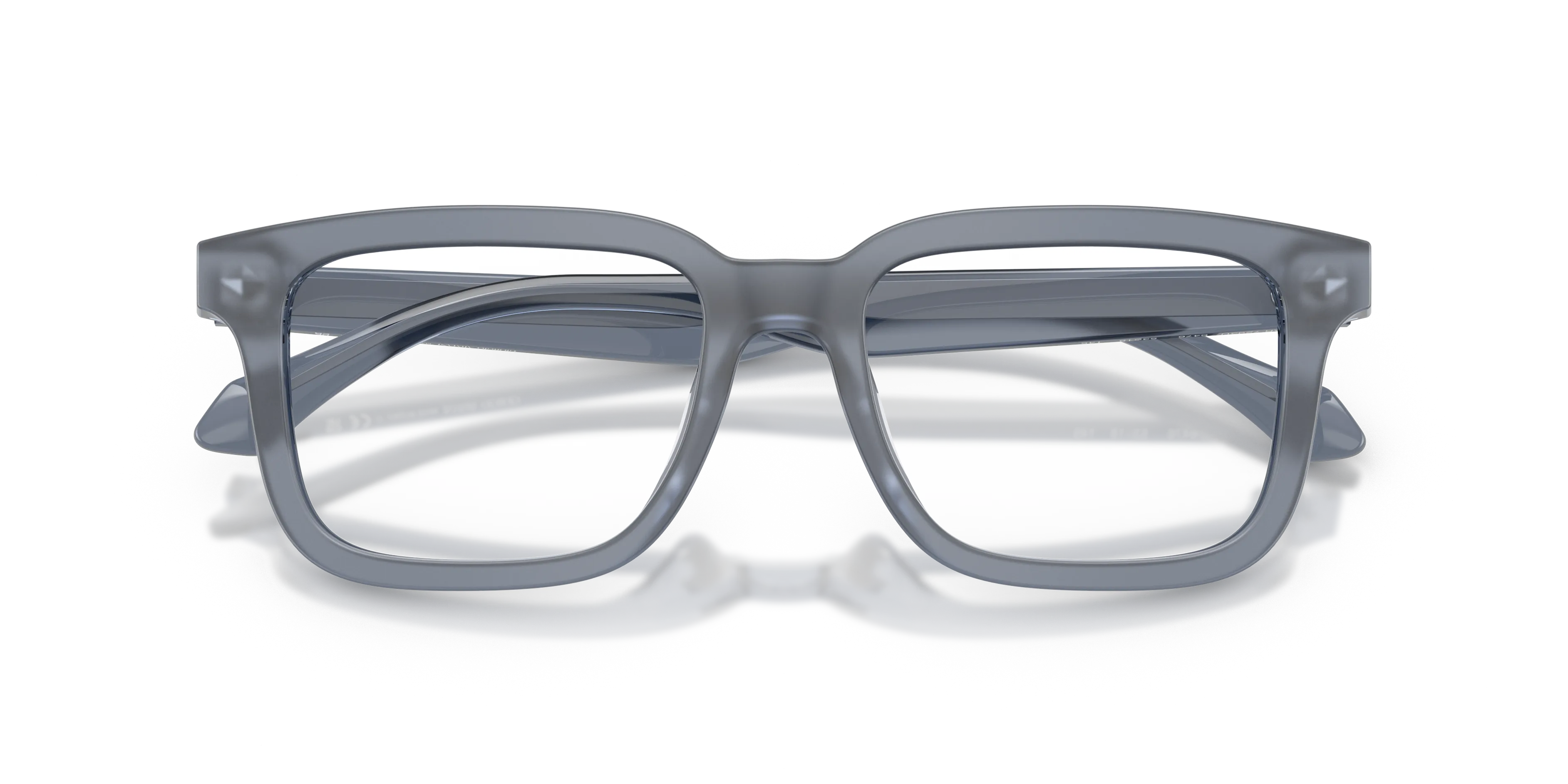 Giorgio Armani AR7293U 6476 Montature da vista Acetato Blu Trasparente Squadrata Normale - immagine 2