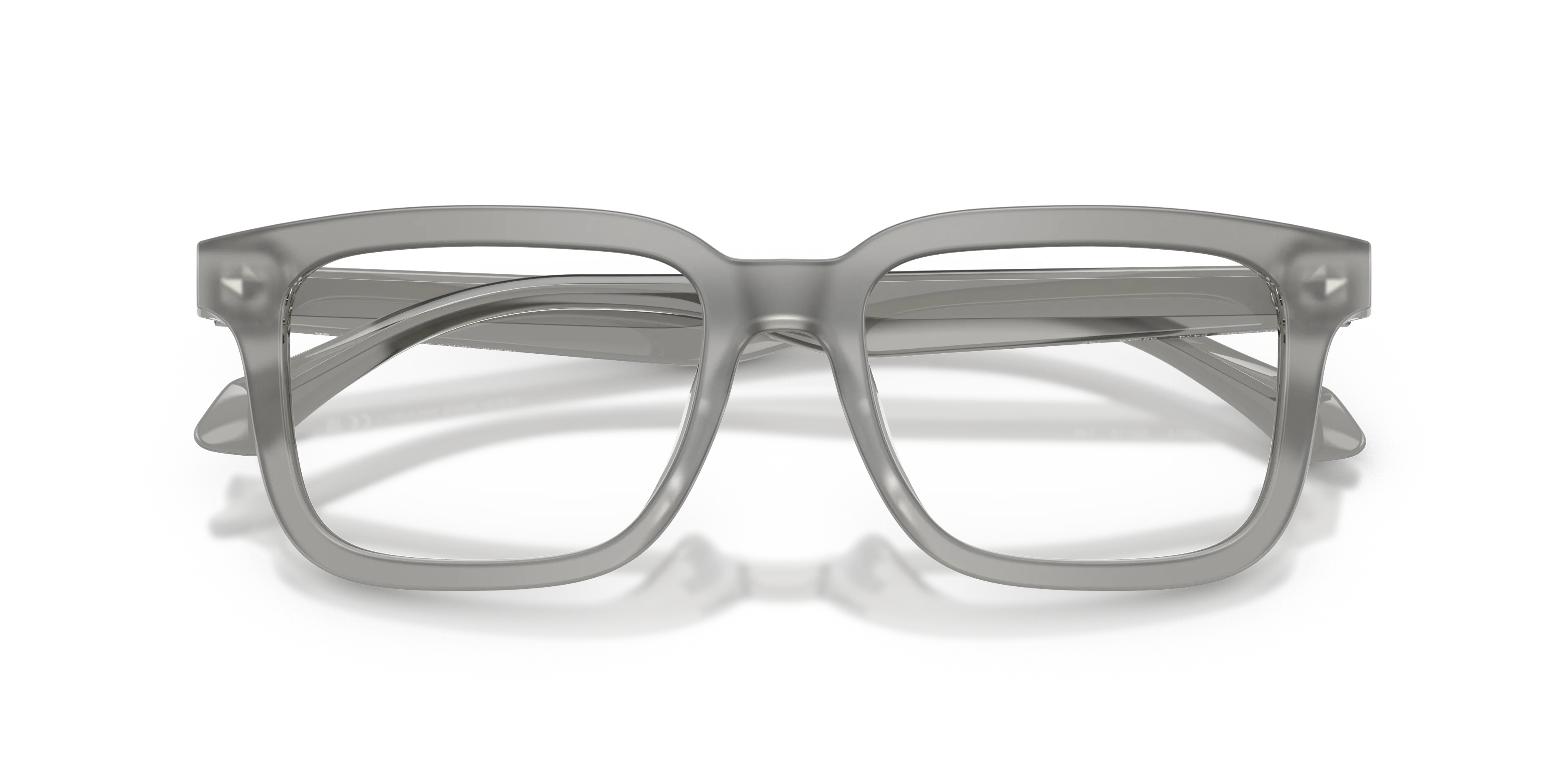 Giorgio Armani AR7293U 6474 Montature da vista Acetato Grigio Trasparente Squadrata Normale - immagine 2