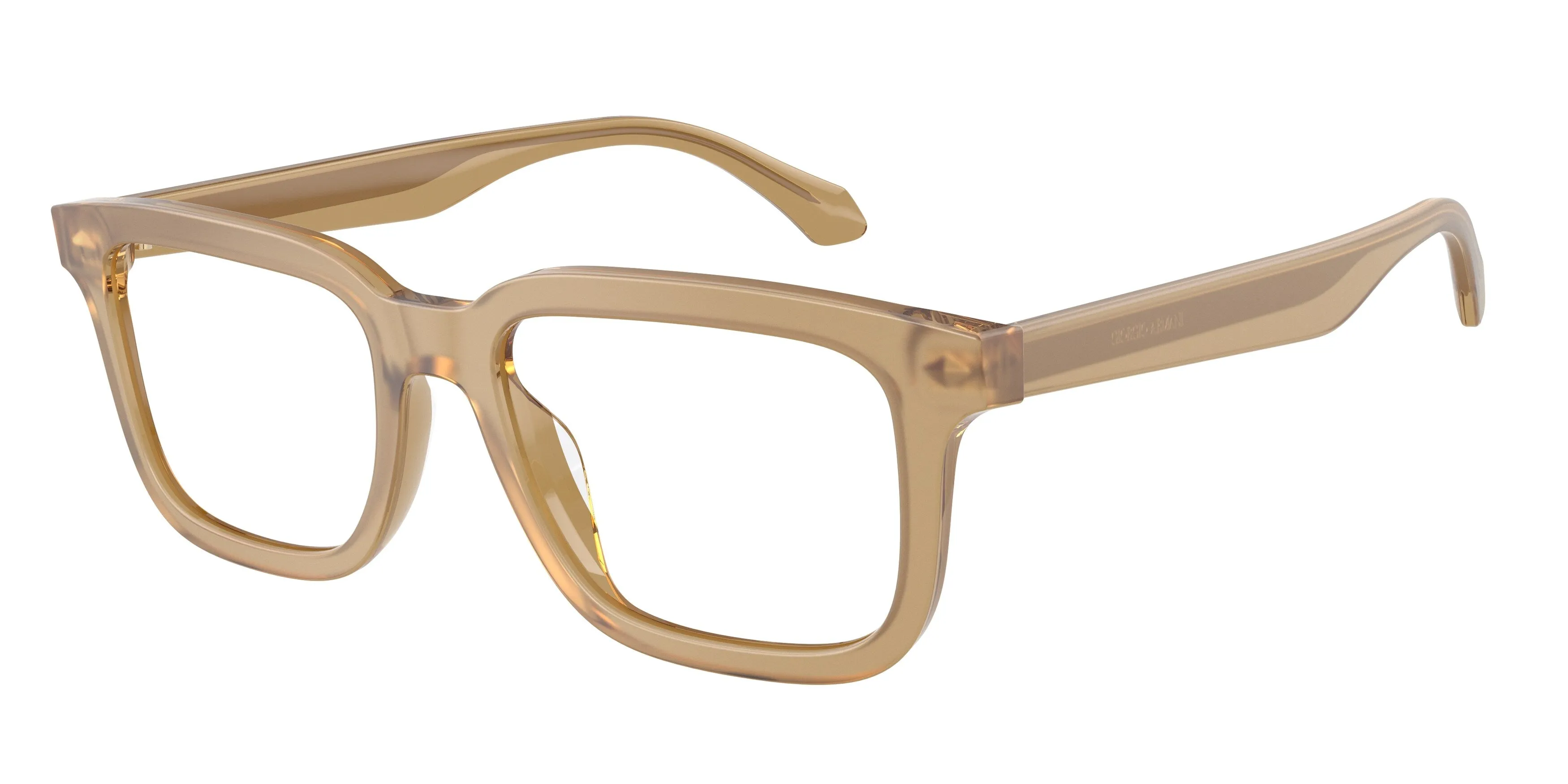 Giorgio Armani AR7293U 6473 Montature da vista Acetato Verde Trasparente Squadrata Normale - immagine 1
