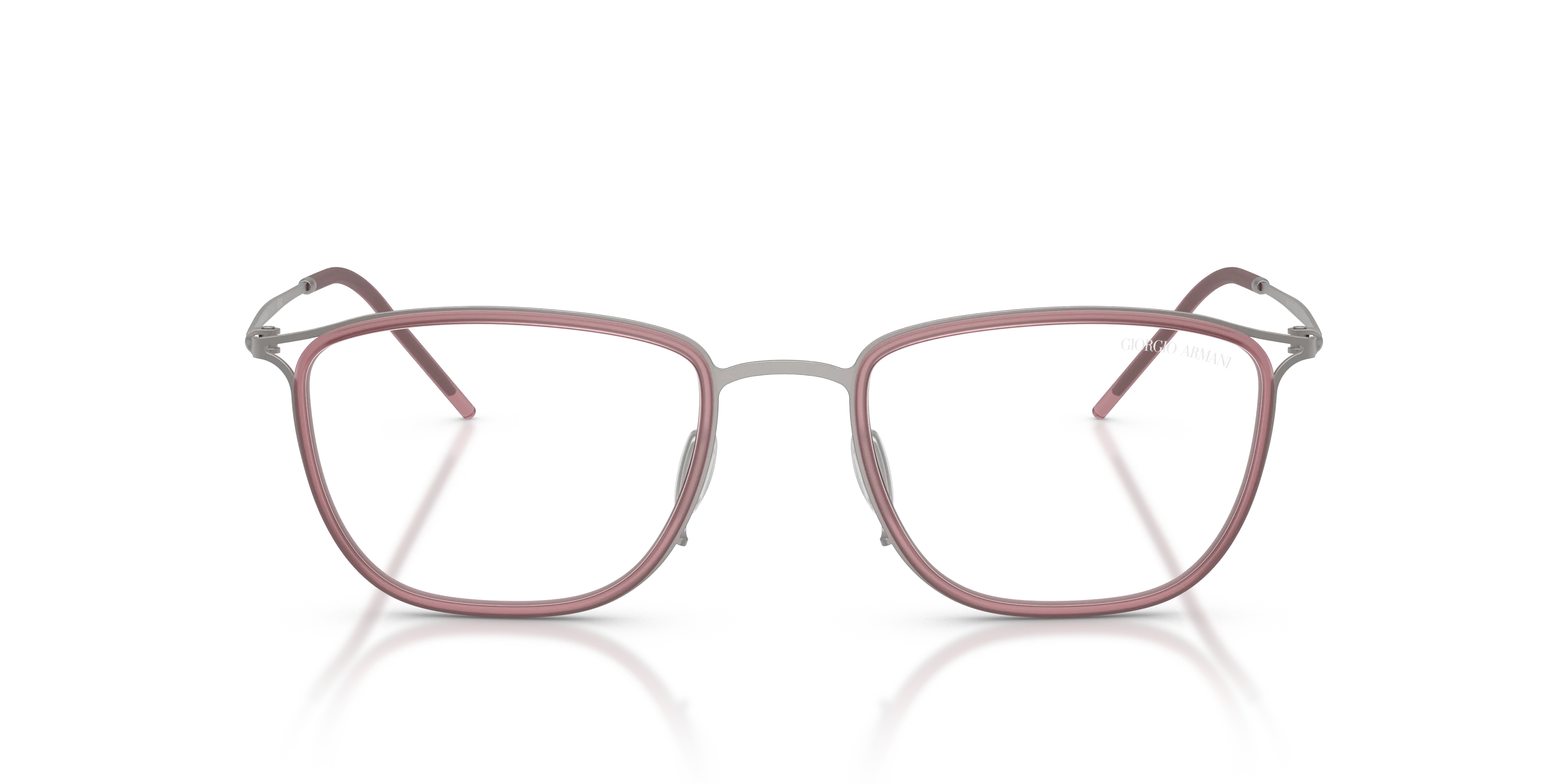 Giorgio Armani AR6189 30031W Occhiali da sole Metallo Grigio Trasparente Pillow Normale - immagine 3