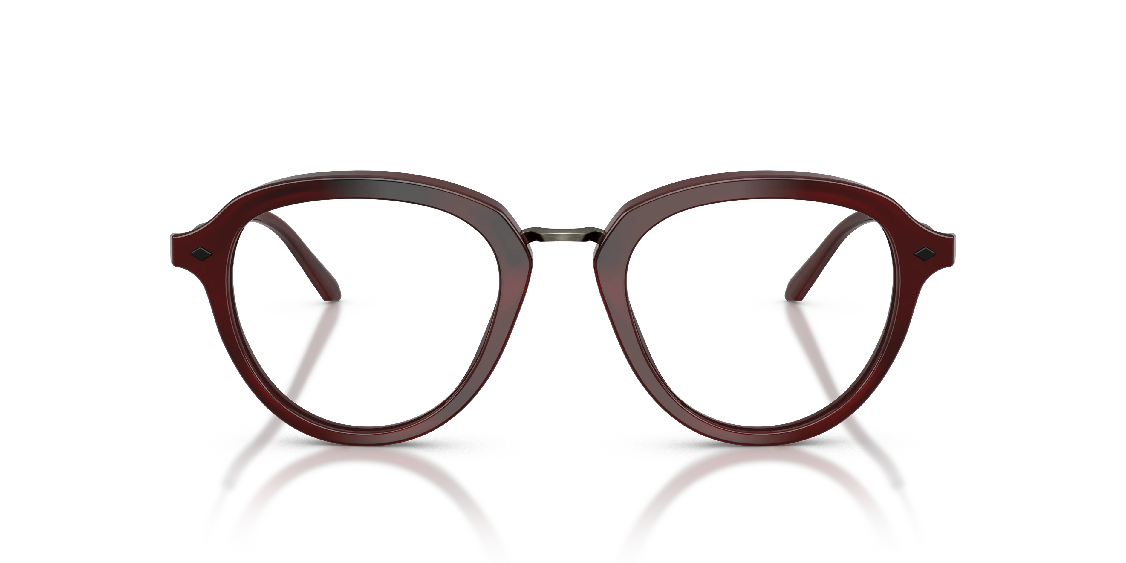 Giorgio Armani AR5174 6466 Montature da vista Metallo Rosso Trasparente Pantos Normale - immagine 3
