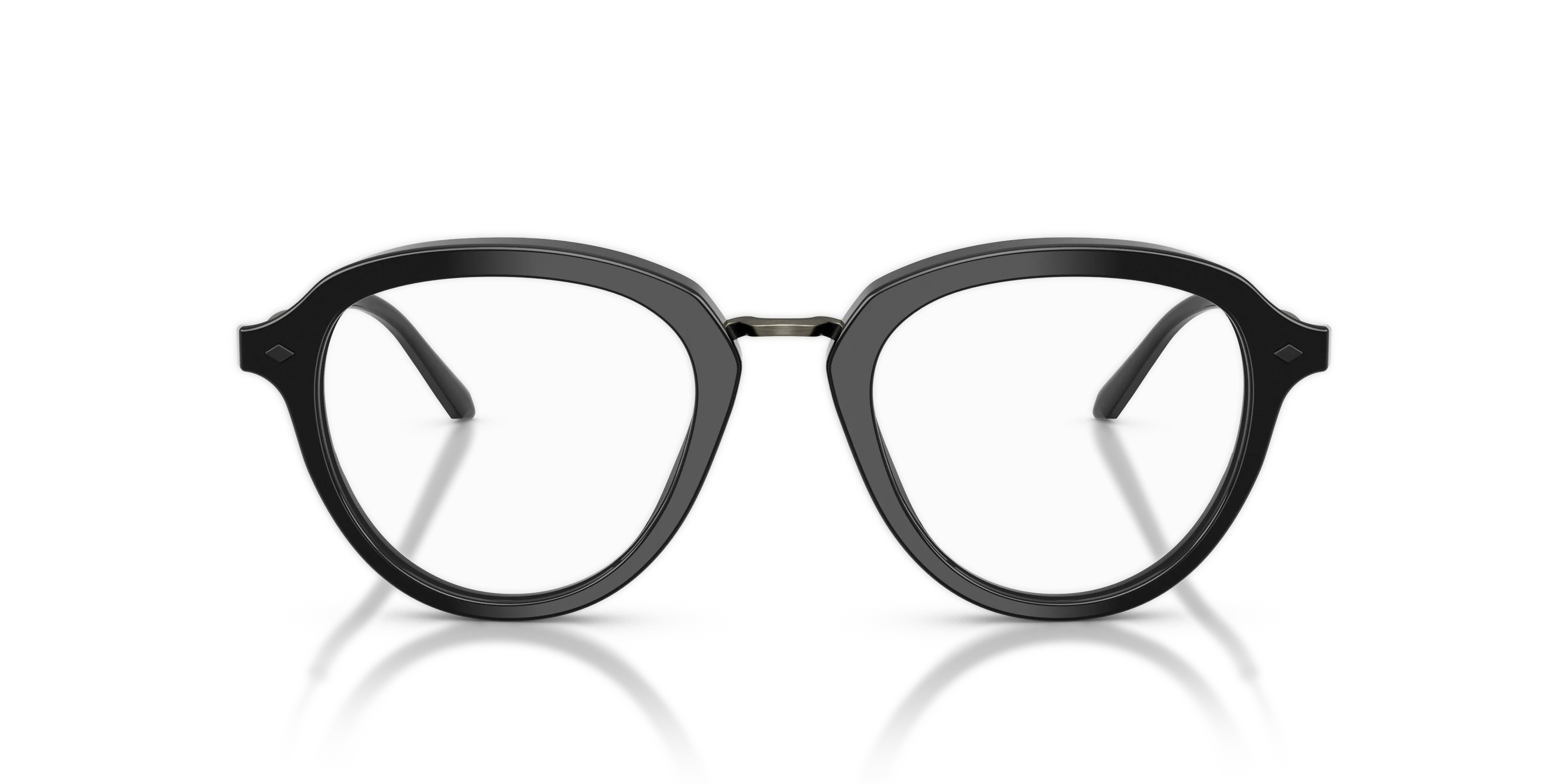 Giorgio Armani AR5174 5875 Montature da vista Metallo Nero Trasparente Pantos Normale - immagine 3