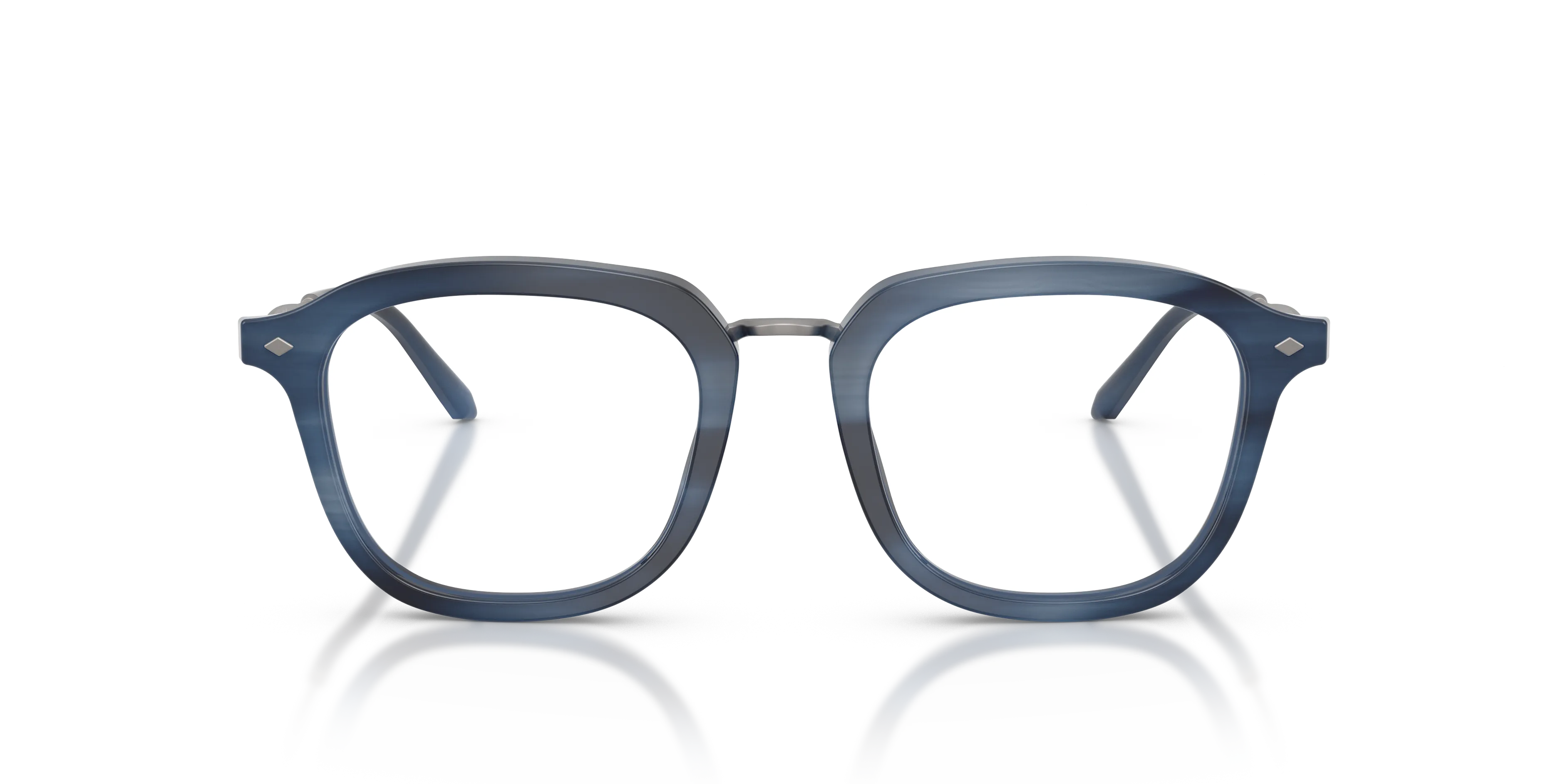 Giorgio Armani AR5173 6464 Montature da vista Metallo Blu Trasparente Squadrata Normale - immagine 3