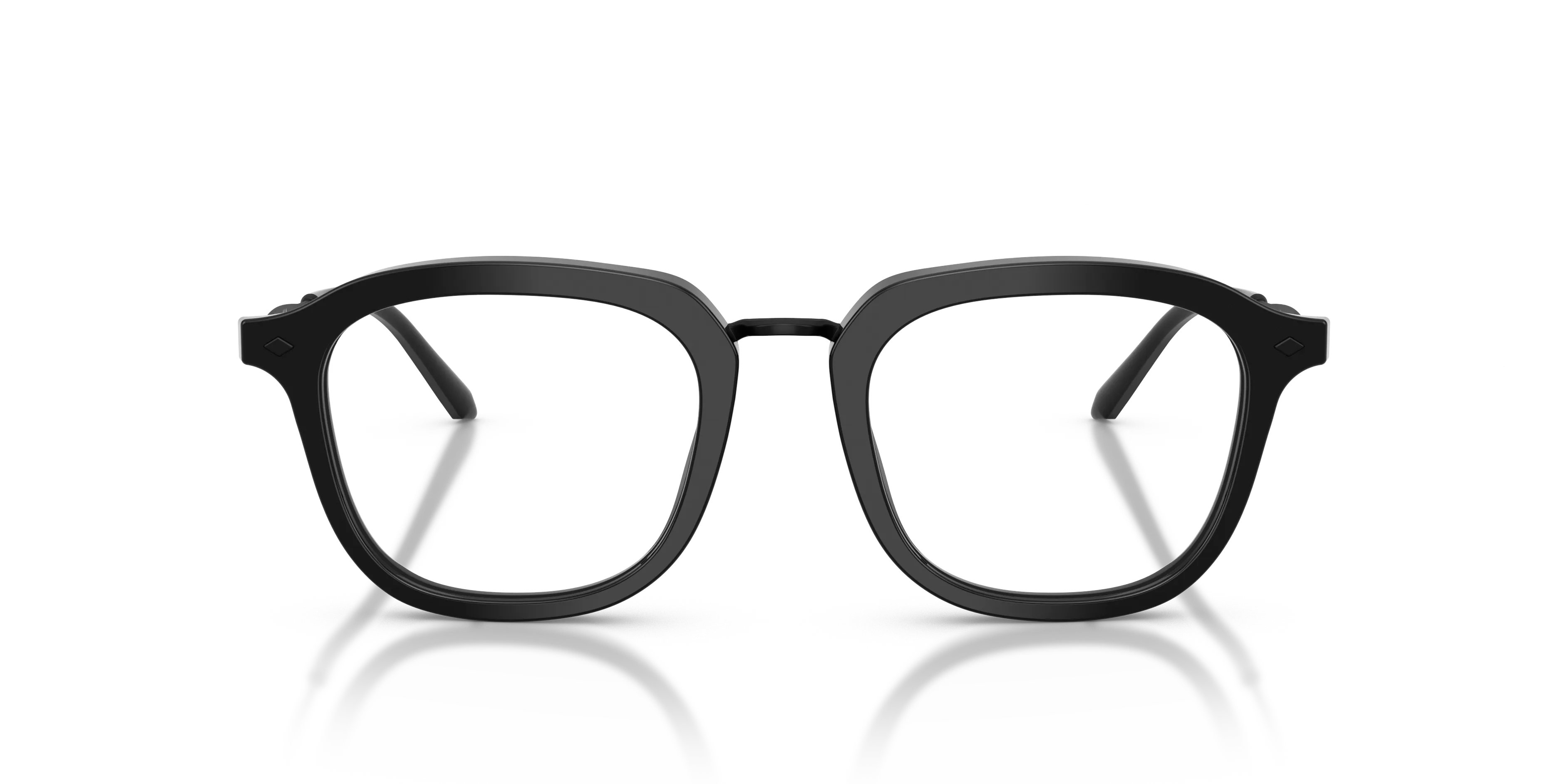 Giorgio Armani AR5173 5875 Montature da vista Metallo Nero Trasparente Squadrata Normale - immagine 3