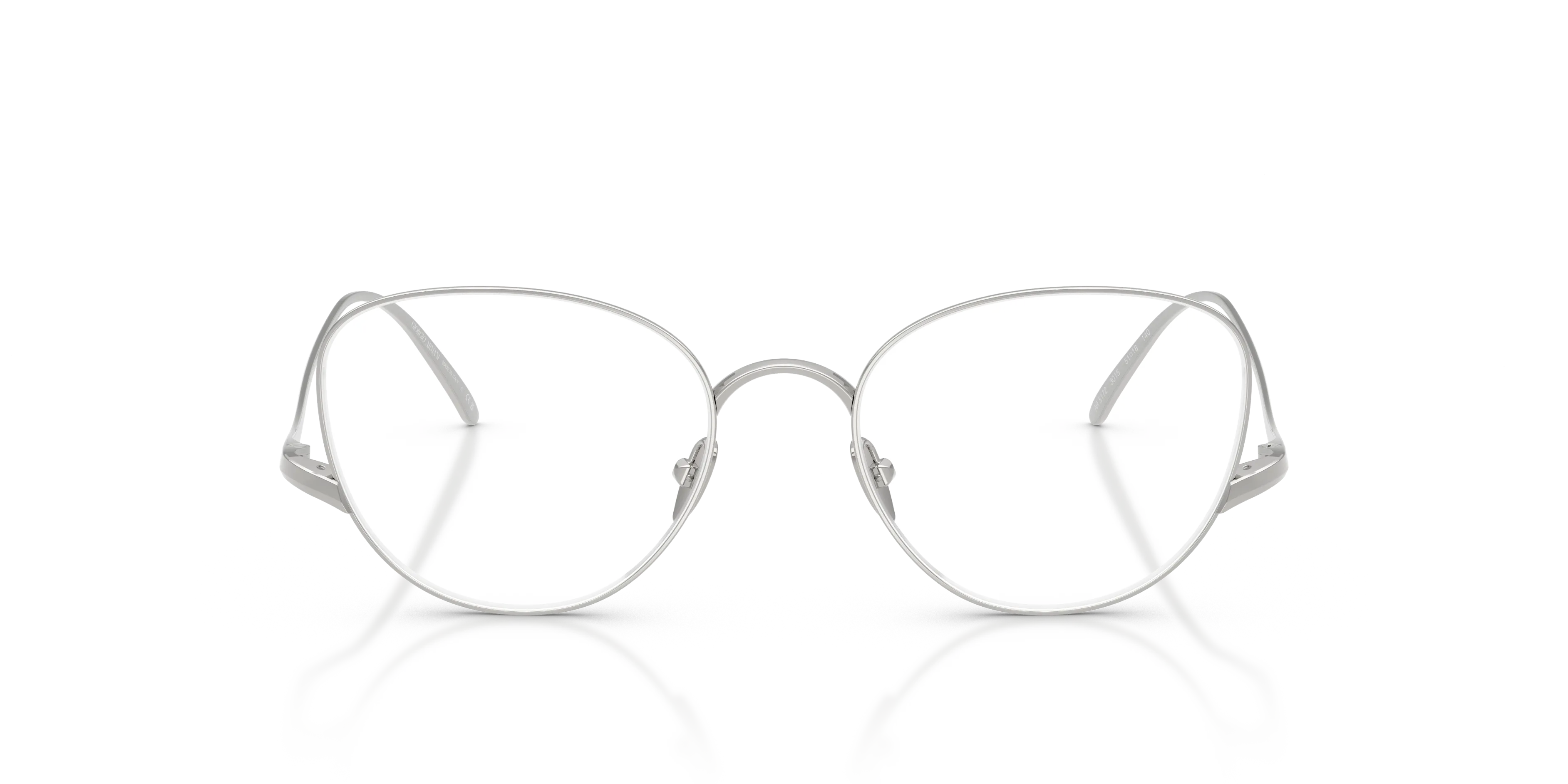 Giorgio Armani AR5172 3015 Montature da vista Metallo Argento Trasparente Squadrata Normale - immagine 3