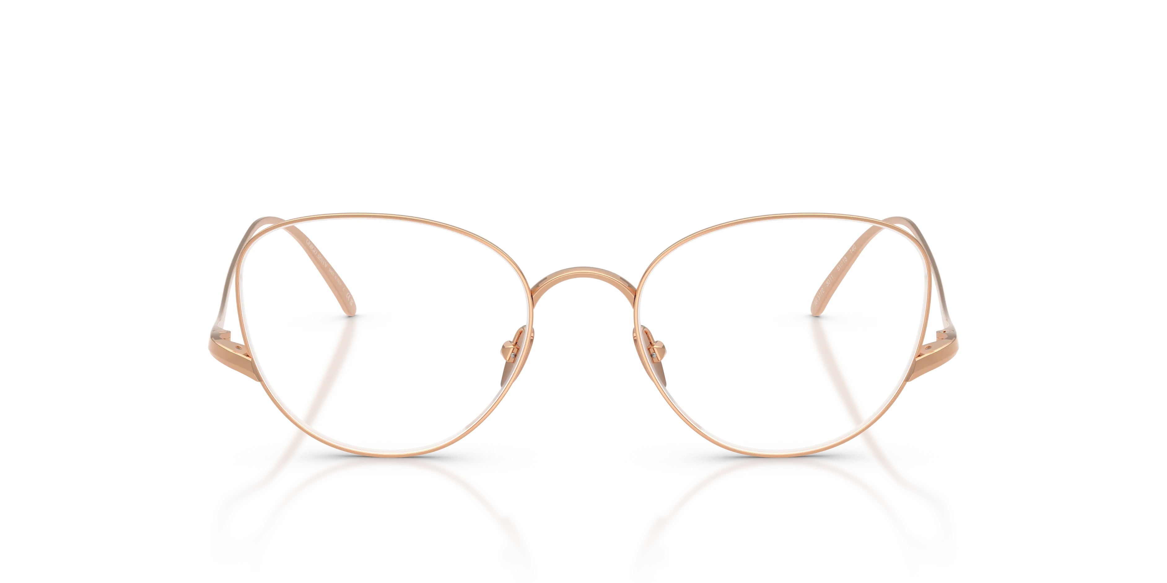 Giorgio Armani AR5172 3011 Montature da vista Metallo Oro Trasparente Squadrata Normale - immagine 3