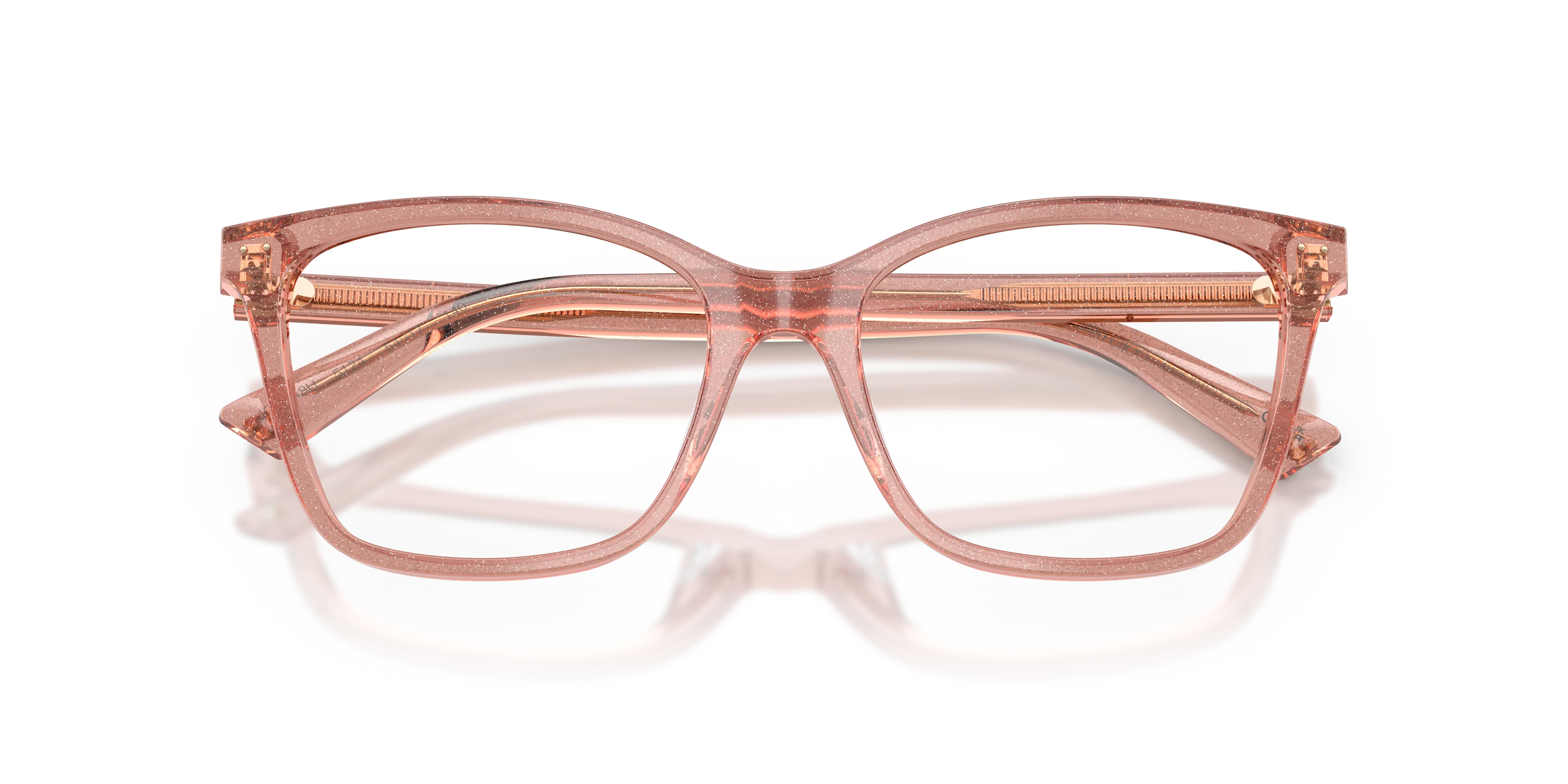 Jimmy Choo JC3048U 5124 Montature da vista Acetato Rosa Trasparente Pillow Normale - immagine 2