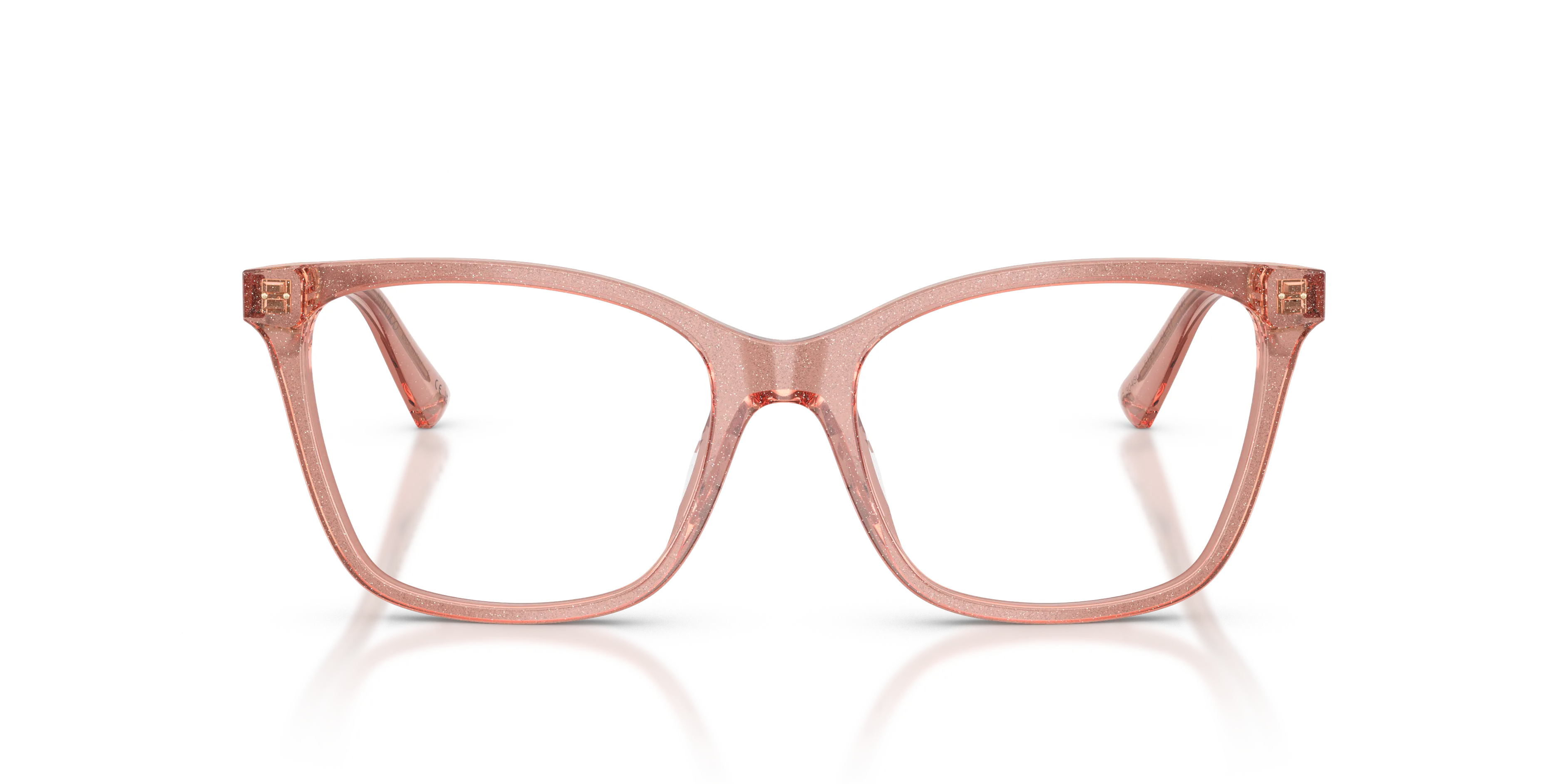 Jimmy Choo JC3048U 5124 Montature da vista Acetato Rosa Trasparente Pillow Normale - immagine 3